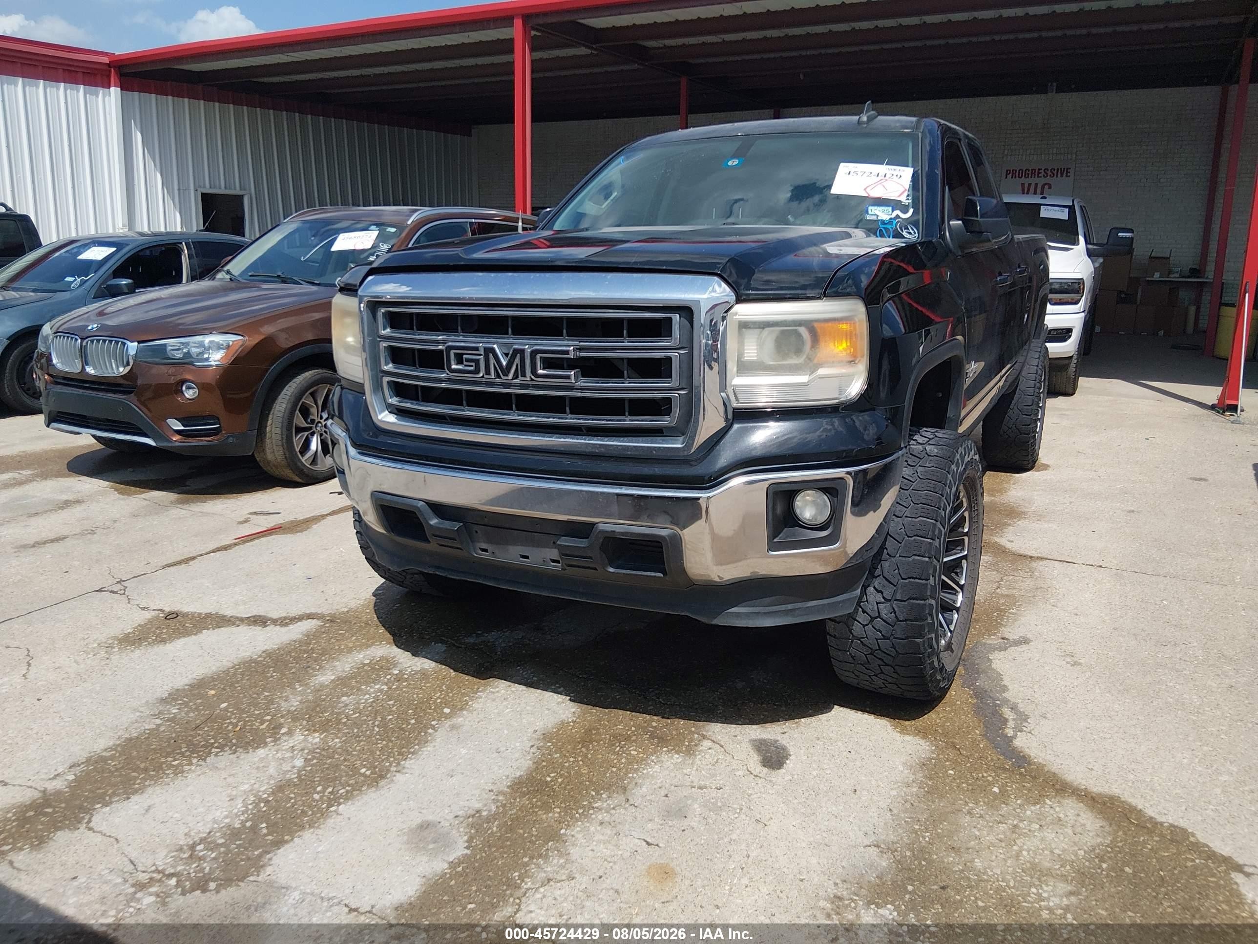 2015 Gmc Sierra 1500 Sle Черный vin: 1GTR1UEH2FZ153610