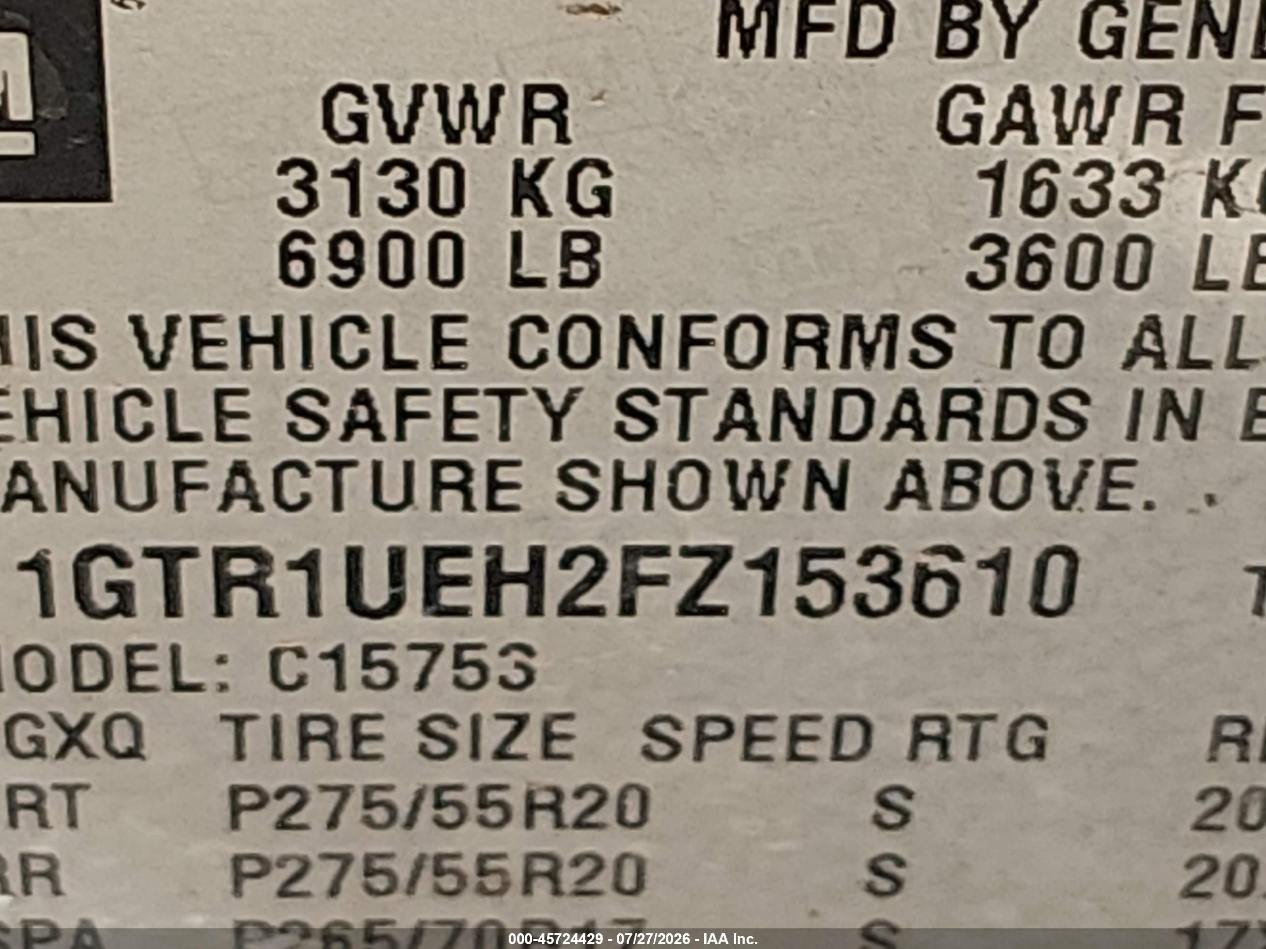 2015 Gmc Sierra 1500 Sle Черный vin: 1GTR1UEH2FZ153610