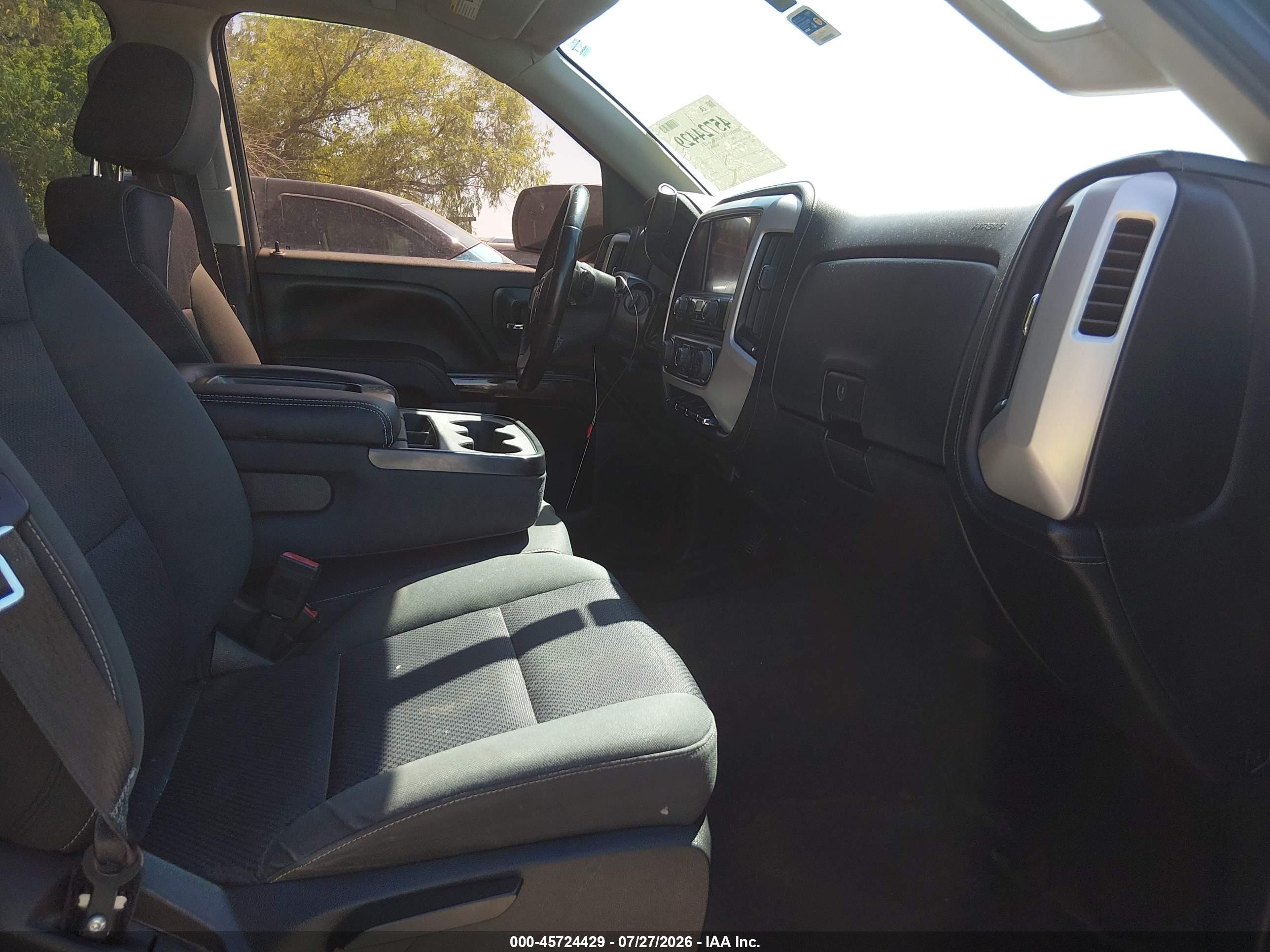 2015 Gmc Sierra 1500 Sle Черный vin: 1GTR1UEH2FZ153610
