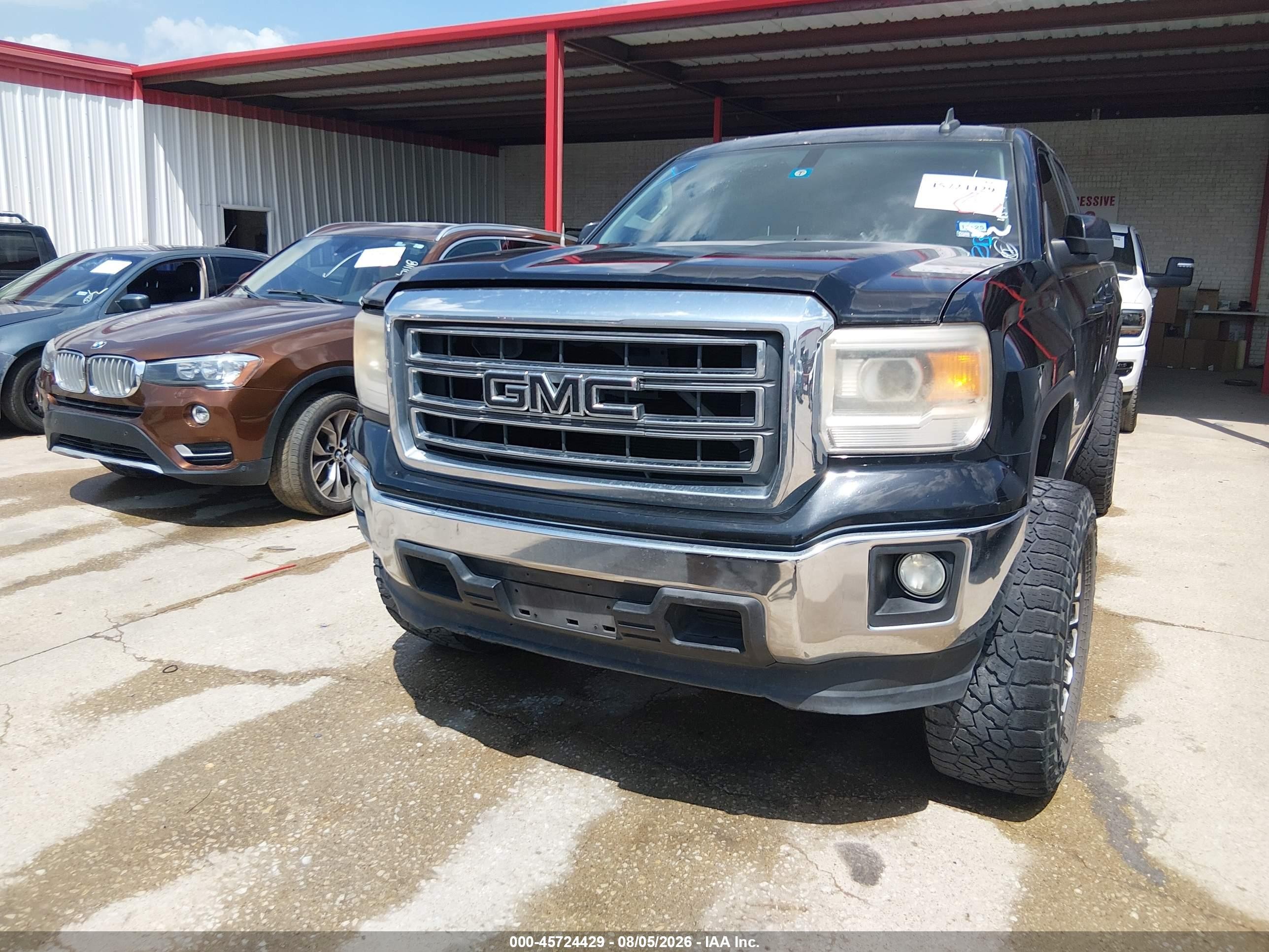 2015 Gmc Sierra 1500 Sle Черный vin: 1GTR1UEH2FZ153610
