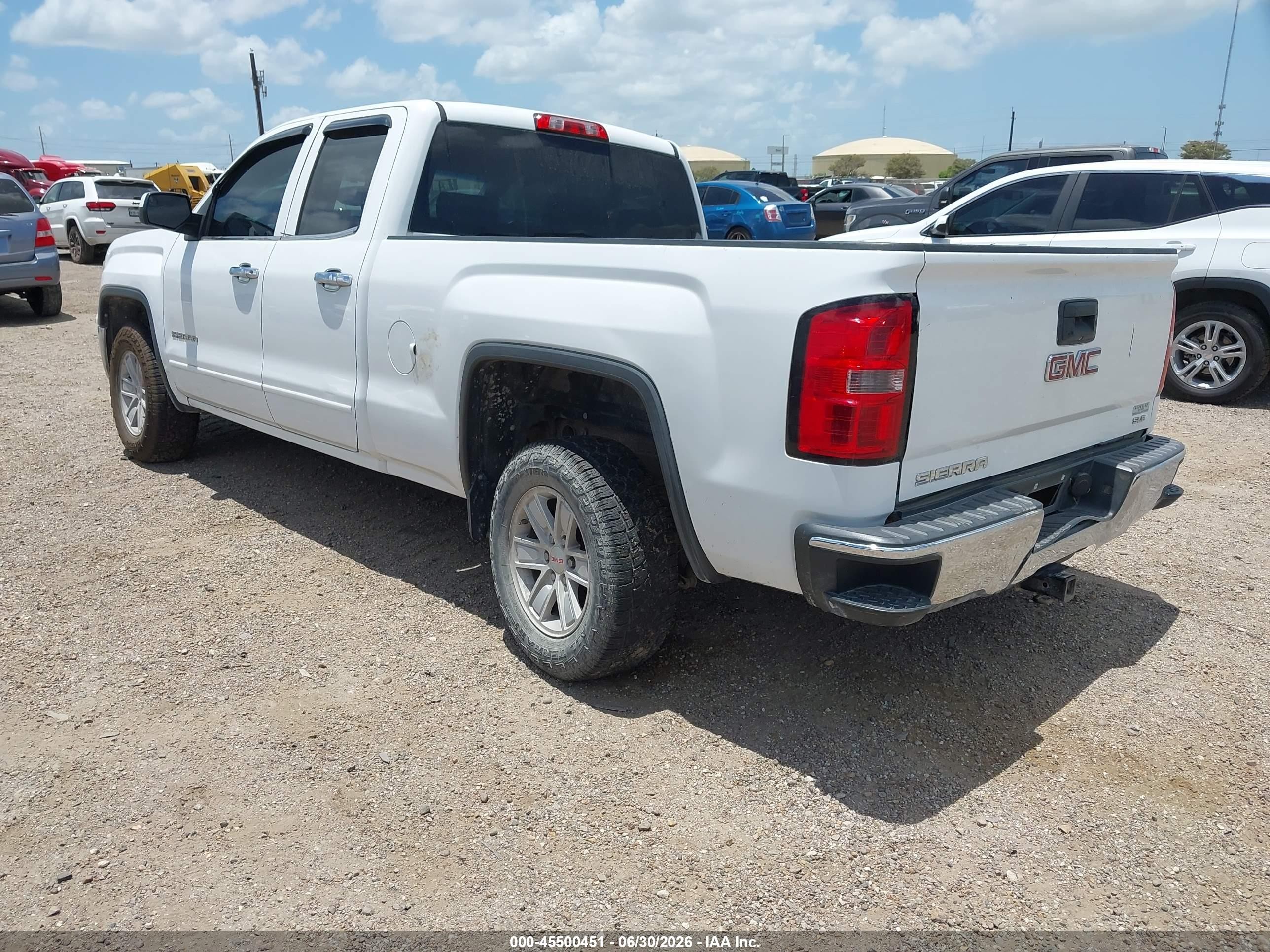 2014 Gmc Sierra 1500 Sle White vin: 1GTR1UEH4EZ143160
