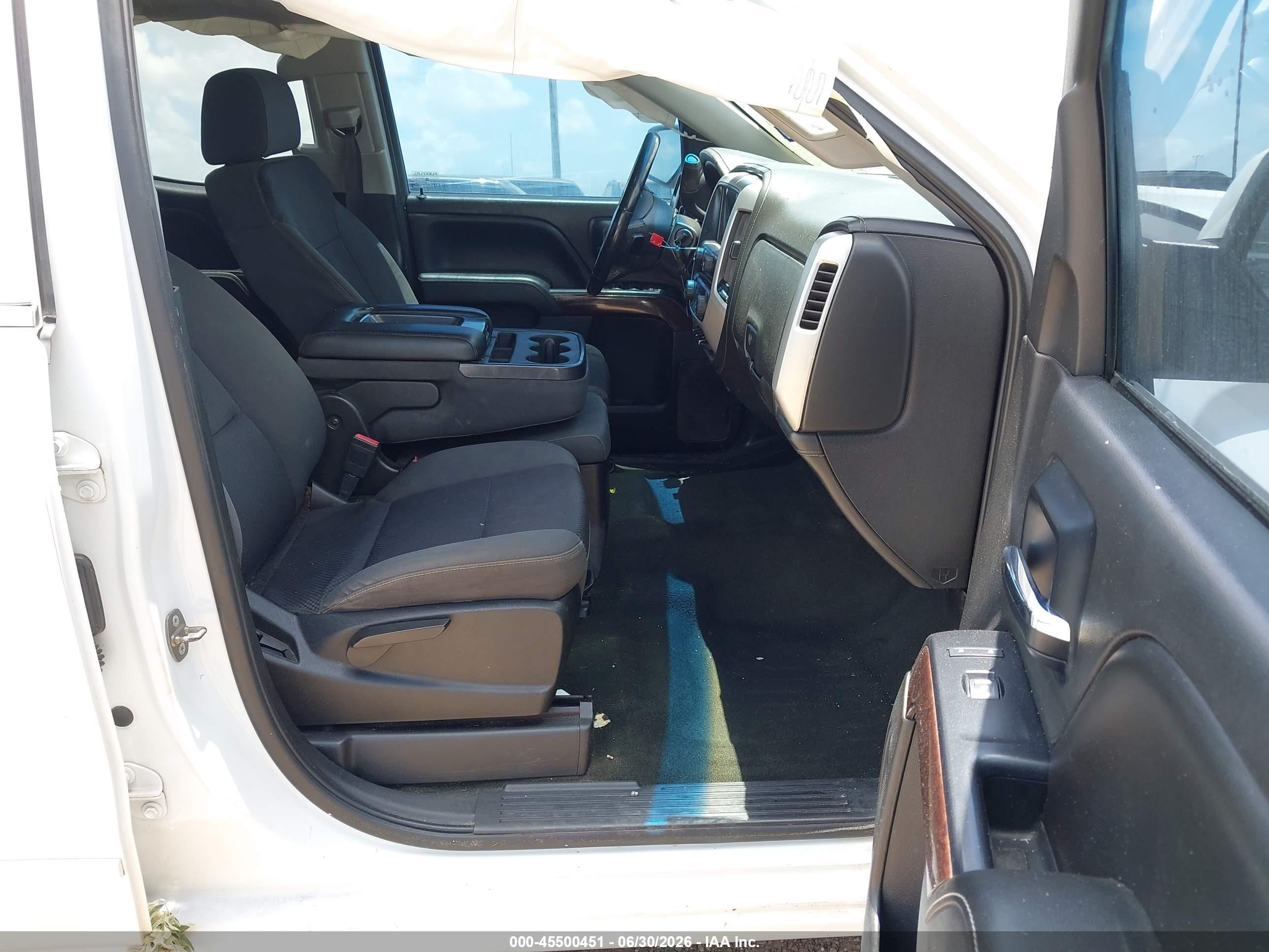 2014 Gmc Sierra 1500 Sle White vin: 1GTR1UEH4EZ143160