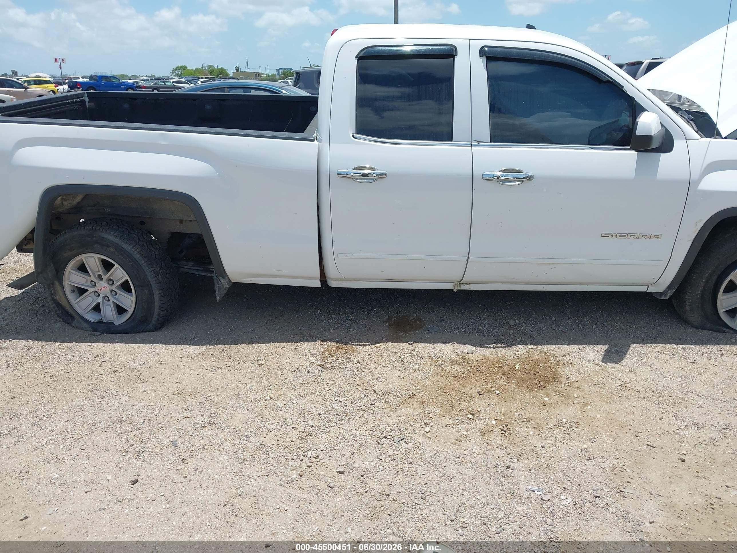 2014 Gmc Sierra 1500 Sle White vin: 1GTR1UEH4EZ143160