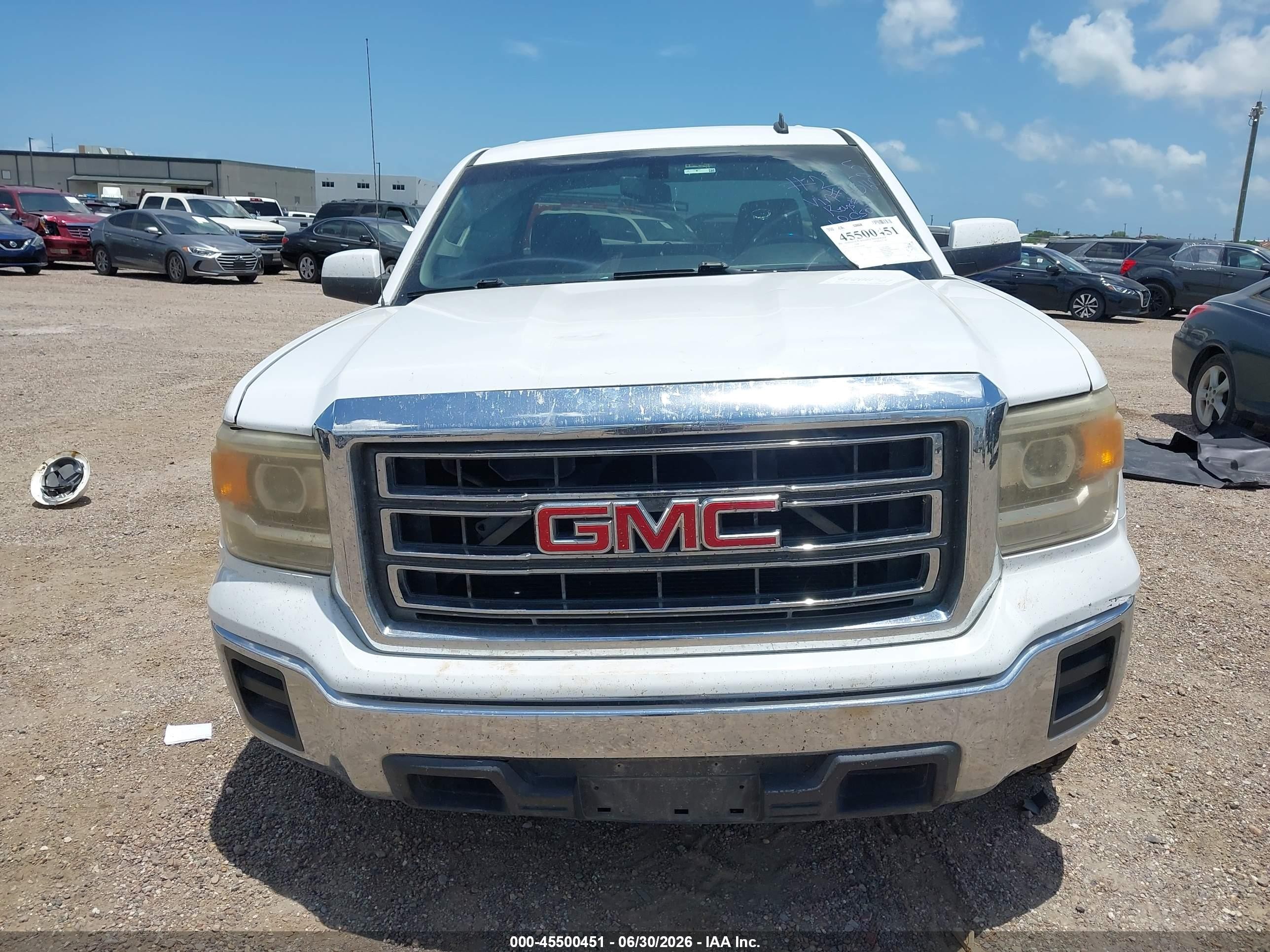 2014 Gmc Sierra 1500 Sle White vin: 1GTR1UEH4EZ143160