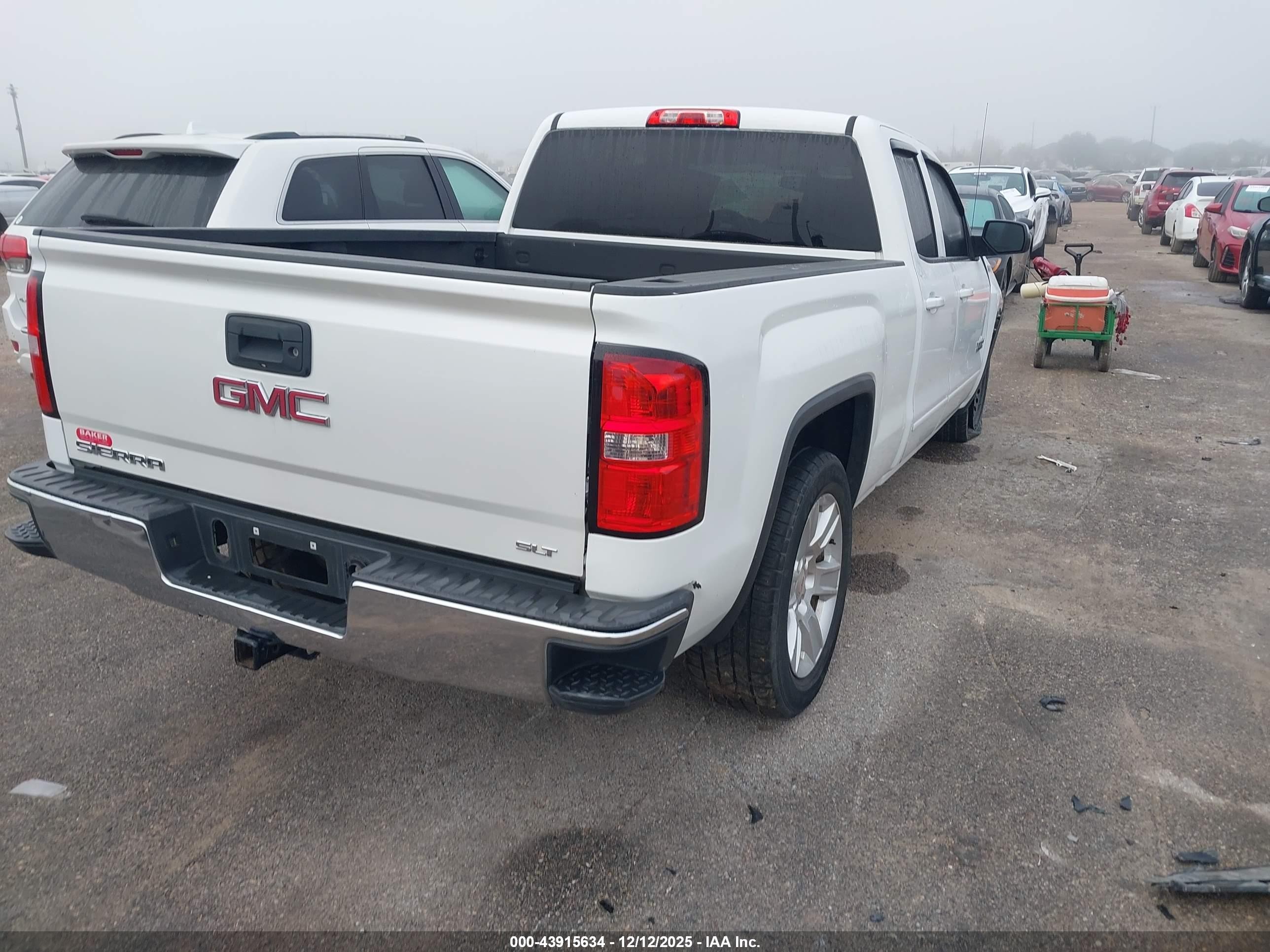 2014 Gmc Sierra 1500 Sle White vin: 1GTR1UEH4EZ246725