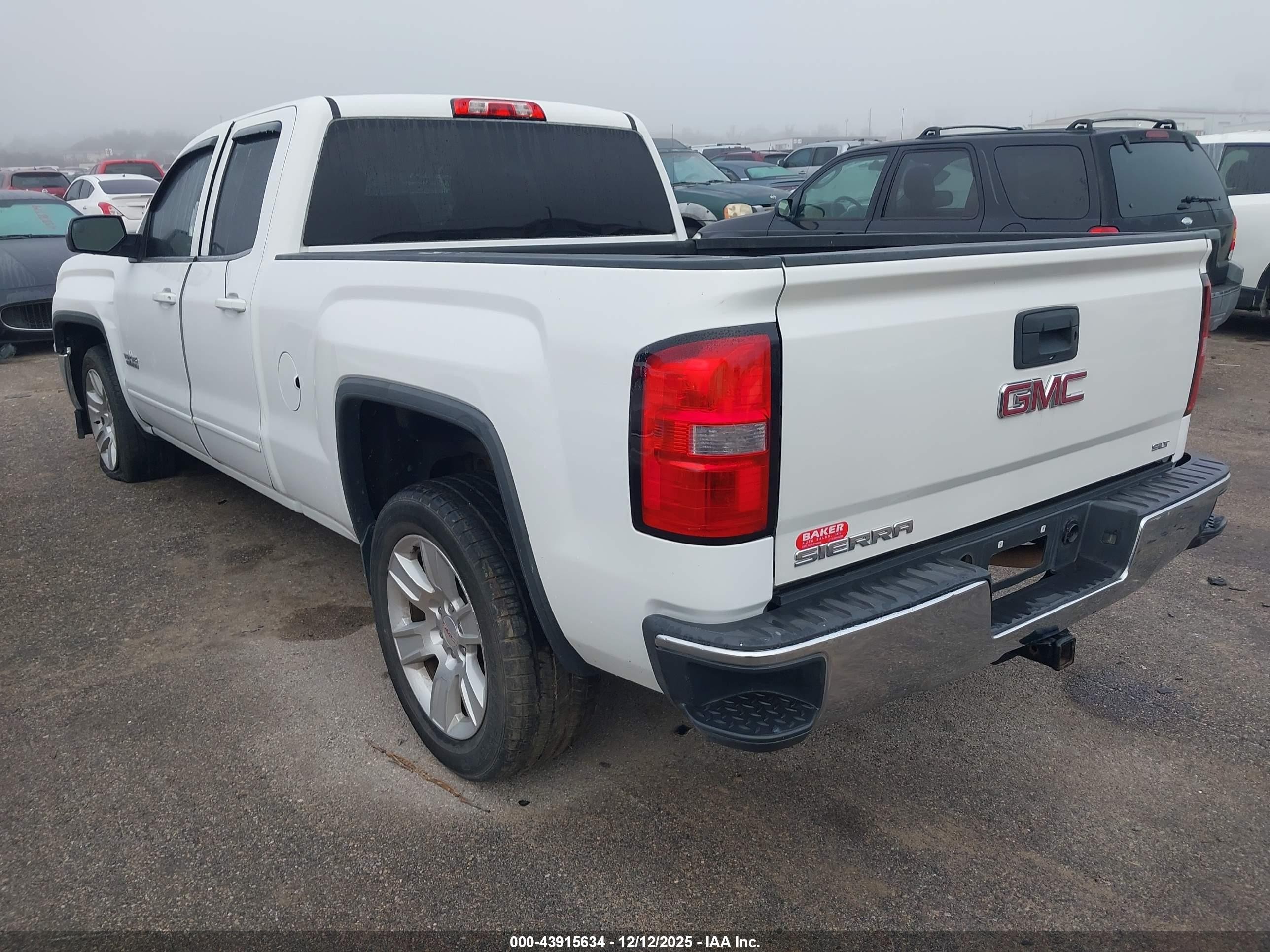 2014 Gmc Sierra 1500 Sle White vin: 1GTR1UEH4EZ246725