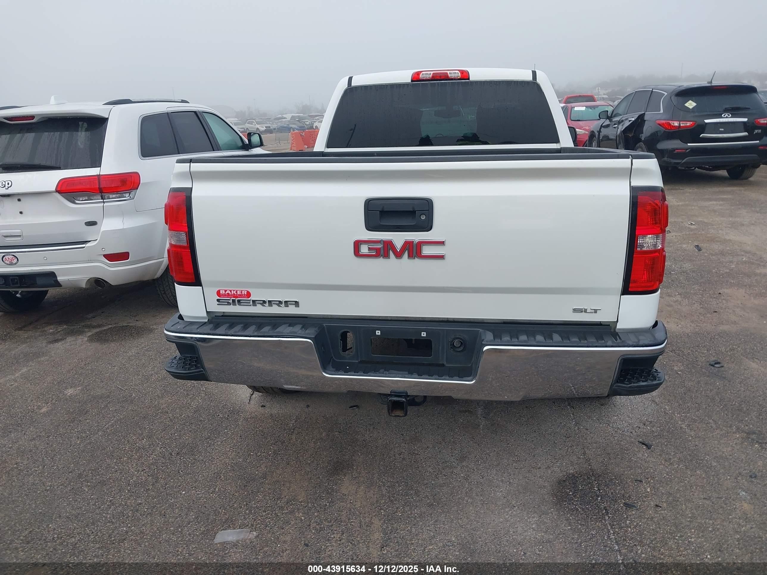 2014 Gmc Sierra 1500 Sle White vin: 1GTR1UEH4EZ246725