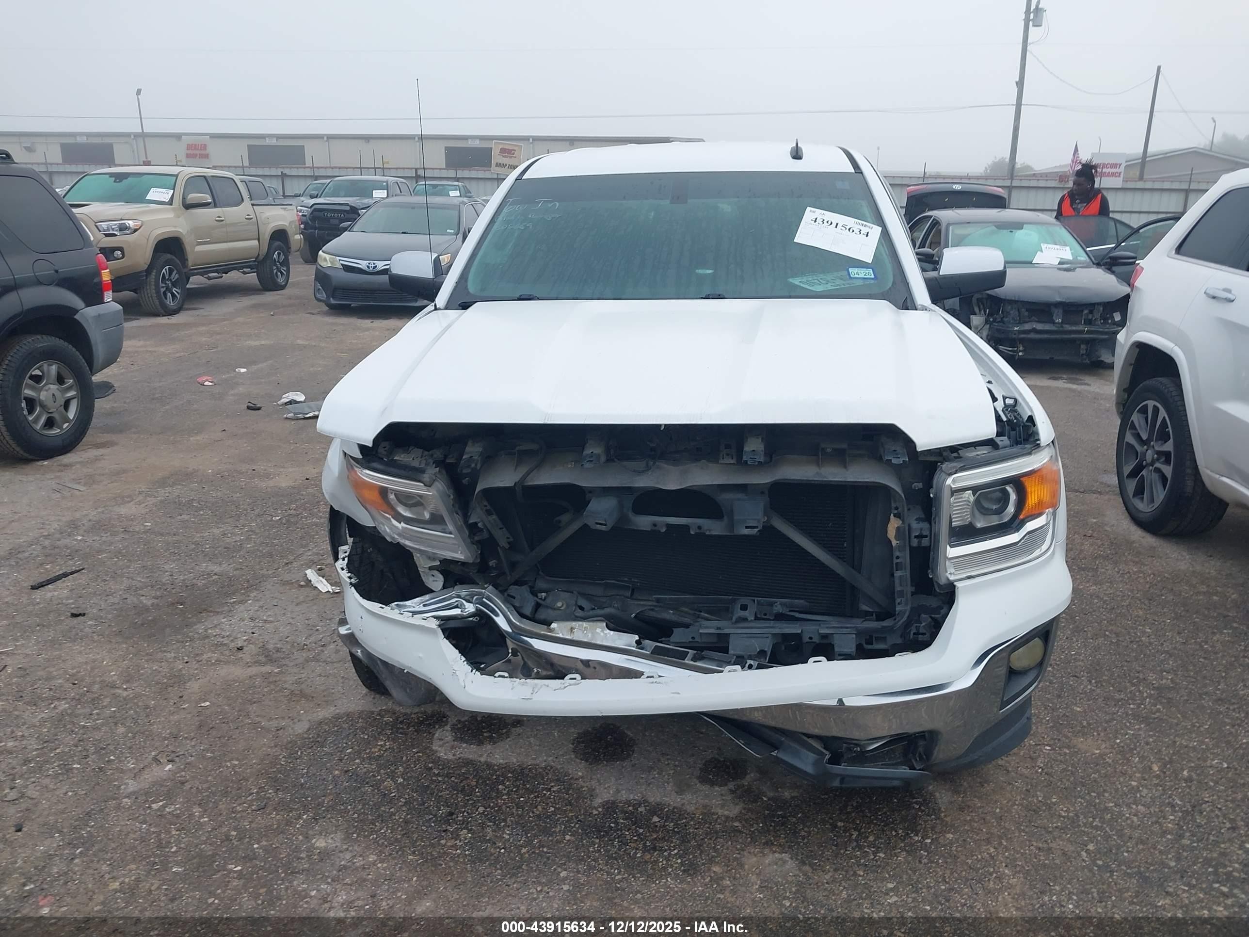2014 Gmc Sierra 1500 Sle White vin: 1GTR1UEH4EZ246725