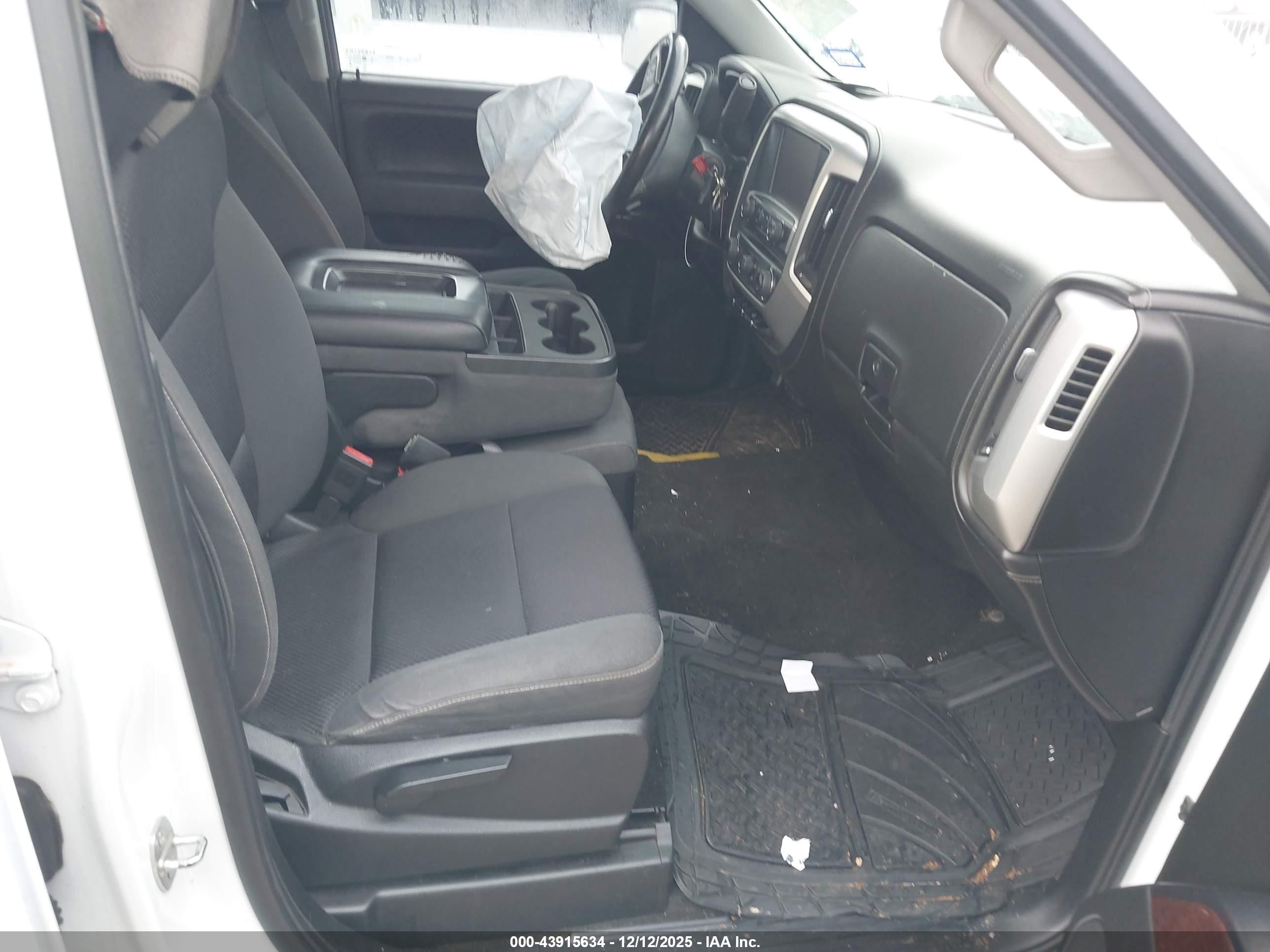 2014 Gmc Sierra 1500 Sle White vin: 1GTR1UEH4EZ246725