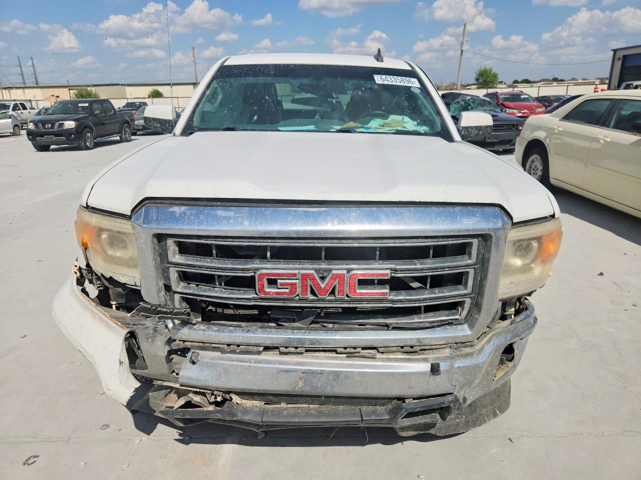 2015 Gmc Sierra C1500 Sle White vin: 1GTR1UEH6FZ161970