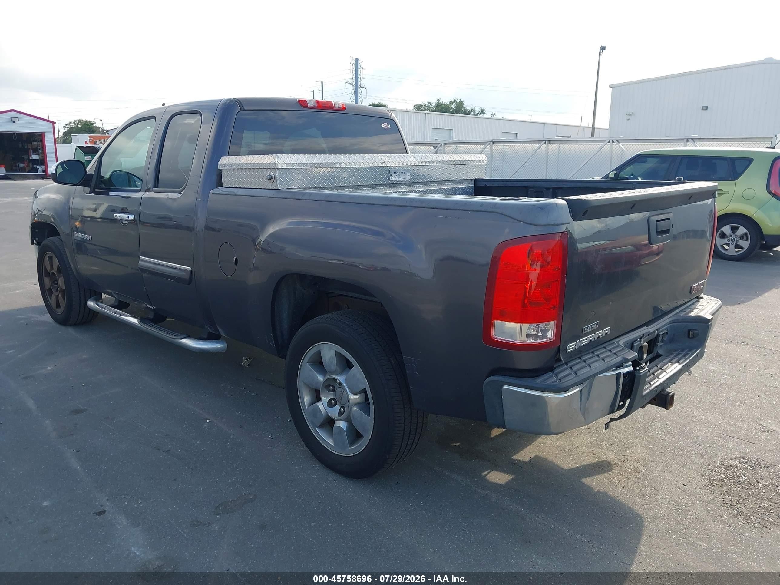 2011 Gmc Sierra 1500 Sle Серый vin: 1GTR1VE00BZ176815