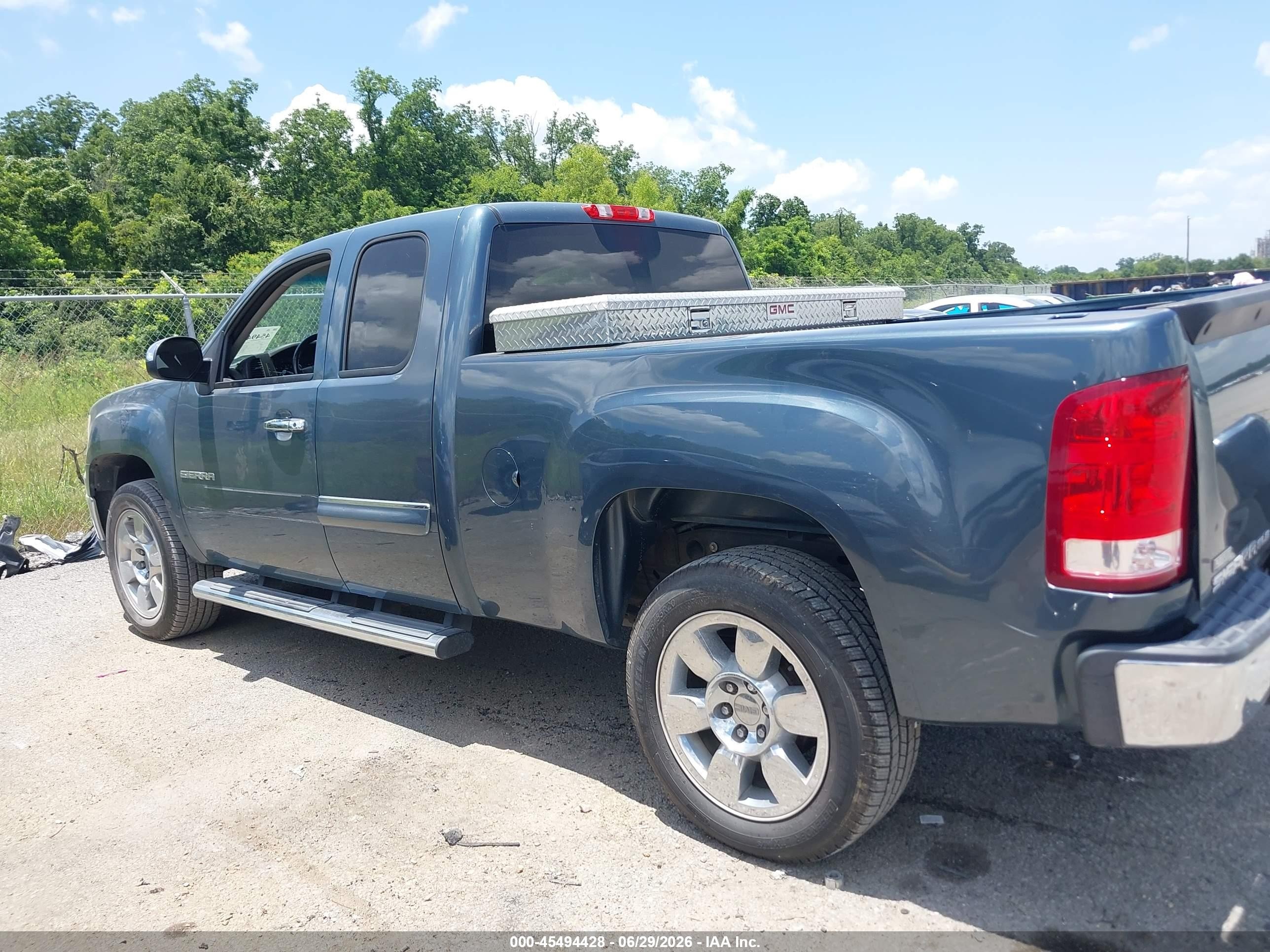 2011 Gmc Sierra 1500 Sle Blue vin: 1GTR1VE00BZ412038