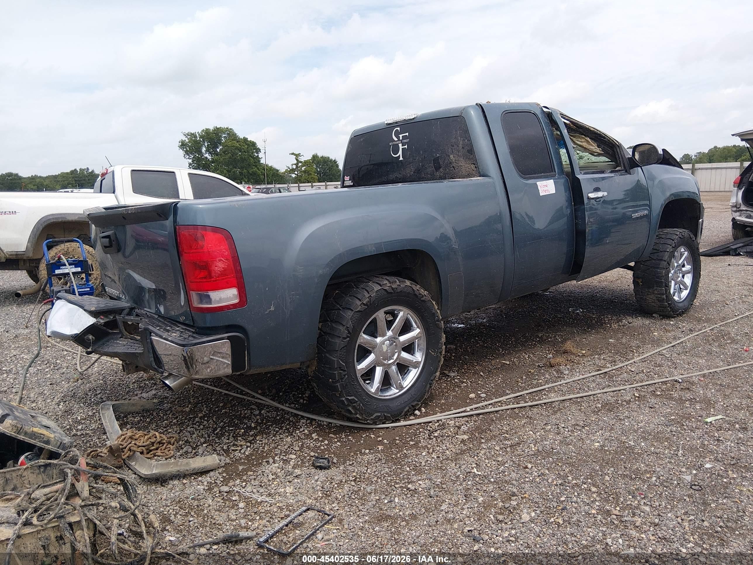 2011 Gmc Sierra 1500 Sle Синий vin: 1GTR1VE02BZ399034