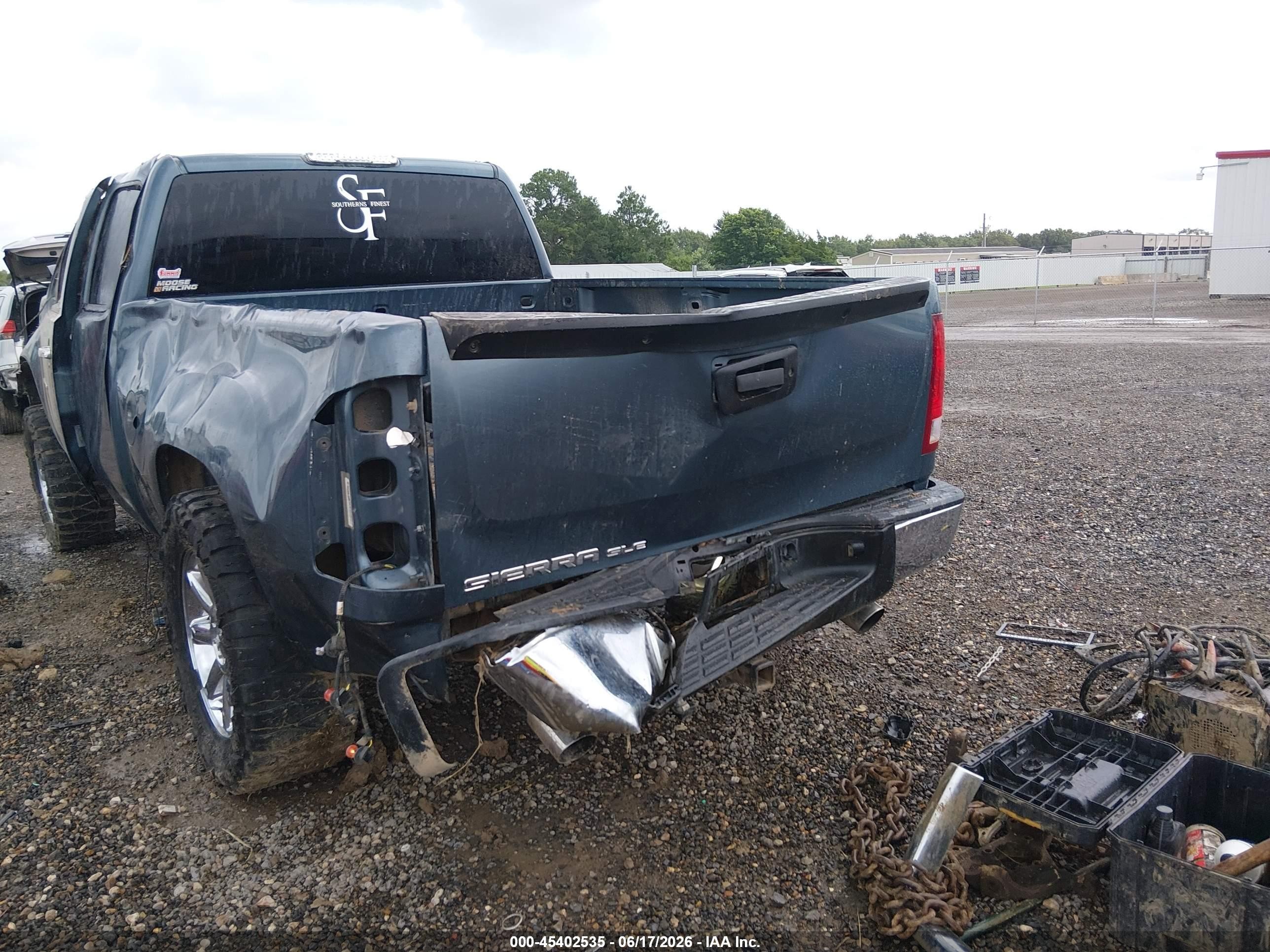 2011 Gmc Sierra 1500 Sle Синий vin: 1GTR1VE02BZ399034