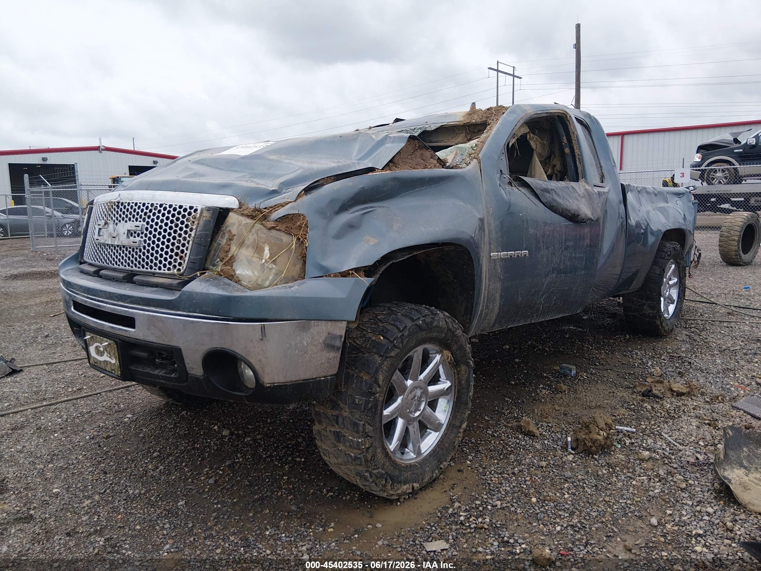 2011 Gmc Sierra 1500 Sle Синий vin: 1GTR1VE02BZ399034
