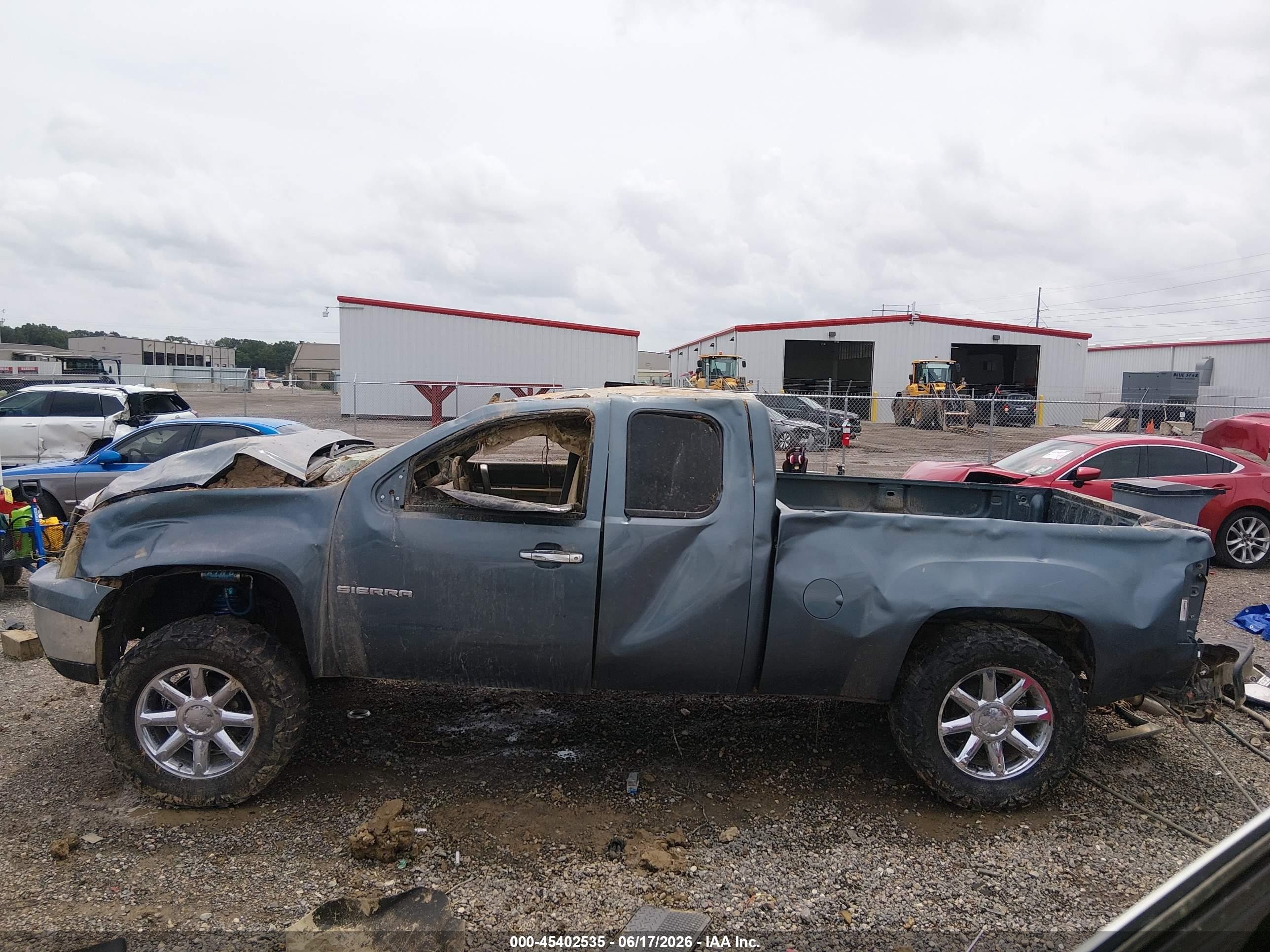2011 Gmc Sierra 1500 Sle Синий vin: 1GTR1VE02BZ399034