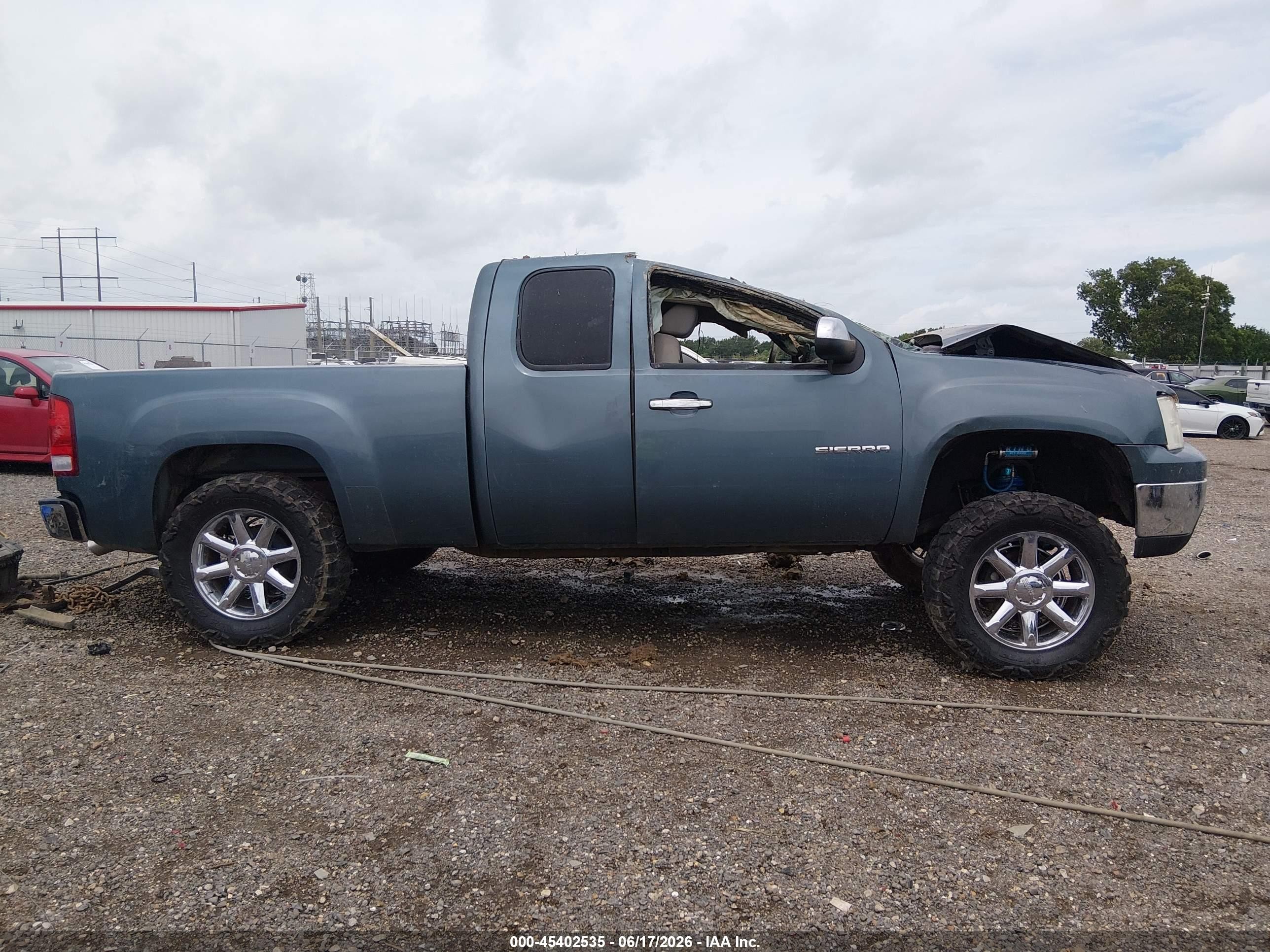 2011 Gmc Sierra 1500 Sle Синий vin: 1GTR1VE02BZ399034