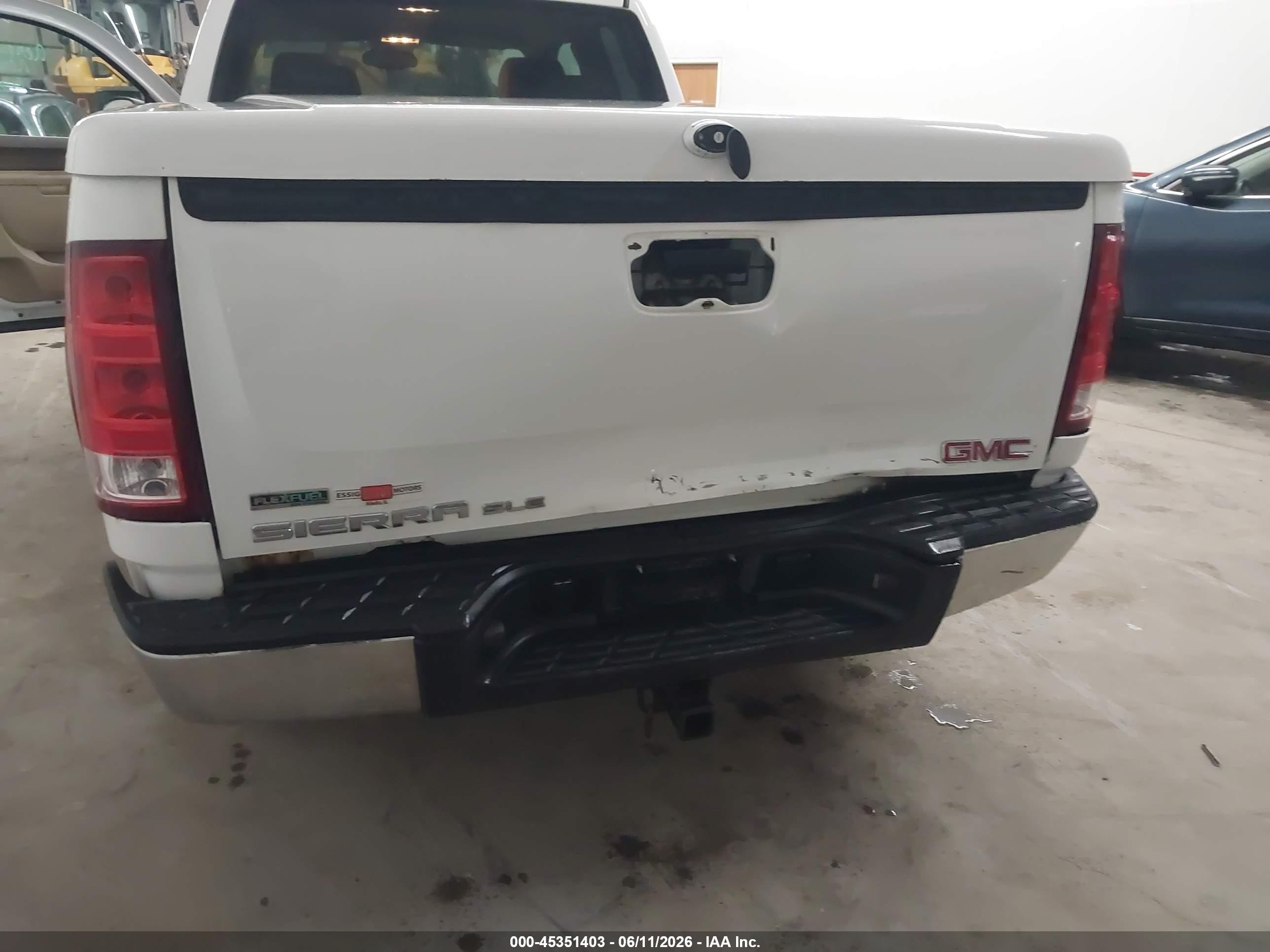 2012 Gmc Sierra 1500 Sle White vin: 1GTR1VE02CZ219228