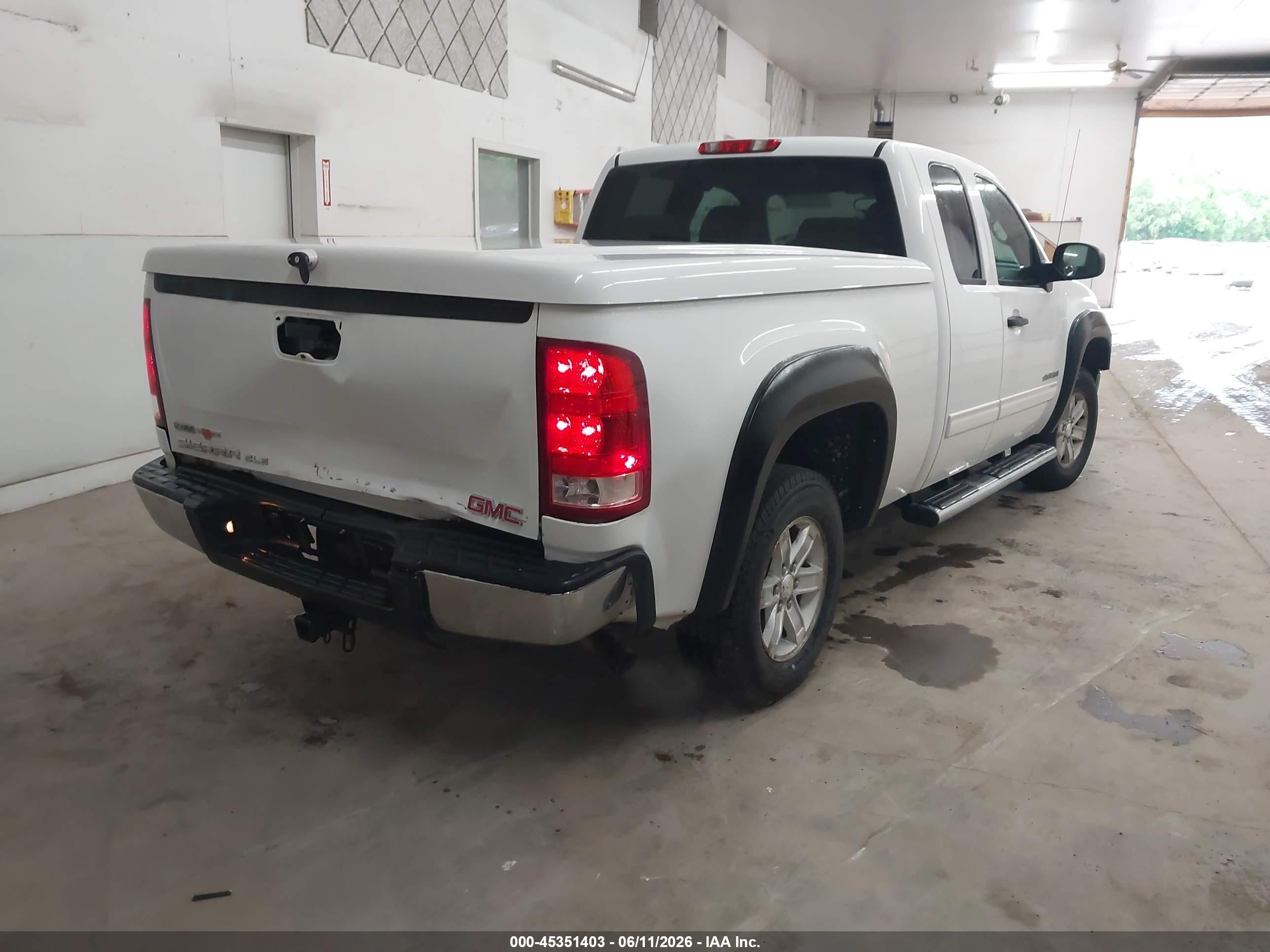 2012 Gmc Sierra 1500 Sle White vin: 1GTR1VE02CZ219228