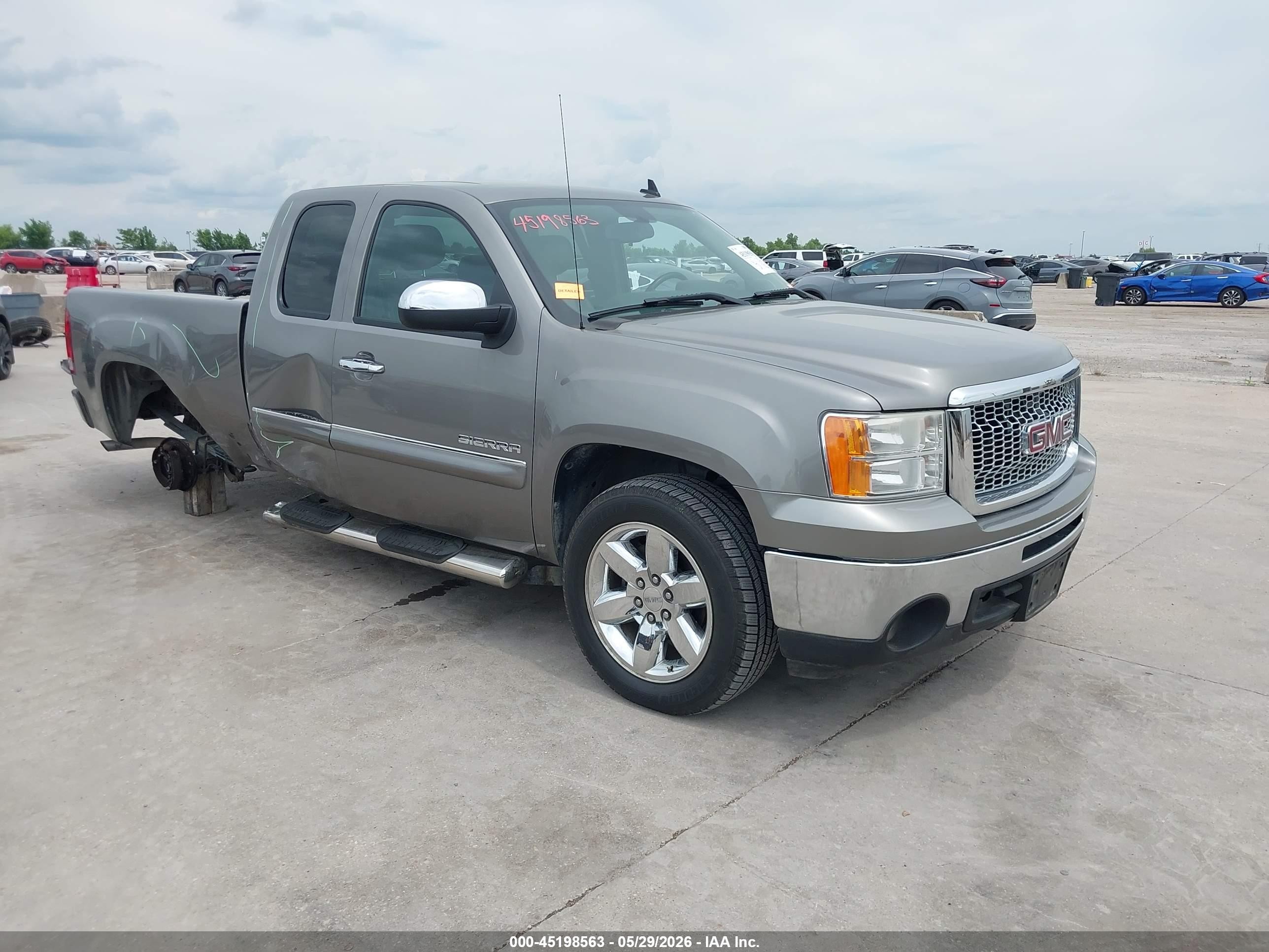 2012 Gmc Sierra 1500 Sle Серый vin: 1GTR1VE02CZ269465