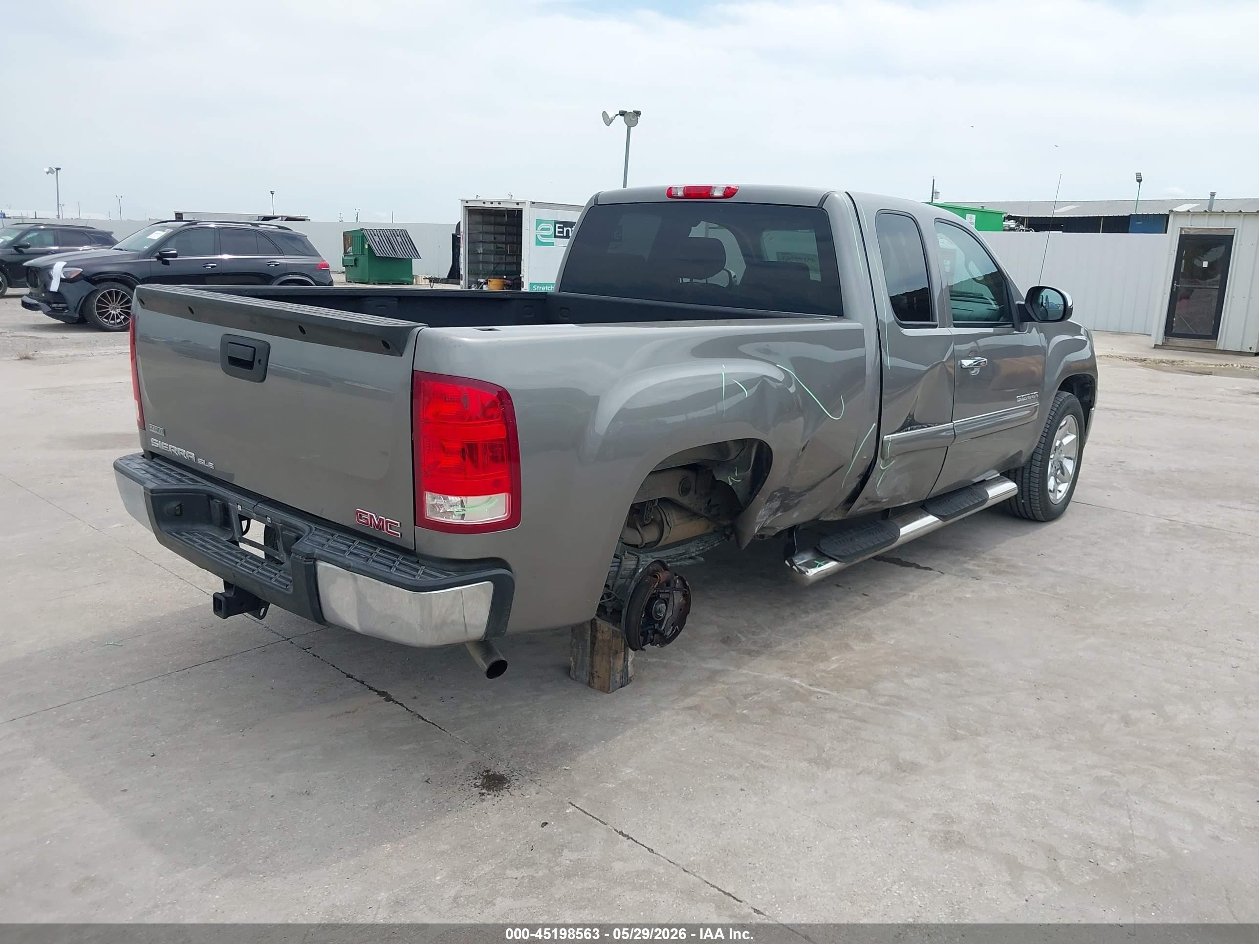 2012 Gmc Sierra 1500 Sle Gray vin: 1GTR1VE02CZ269465