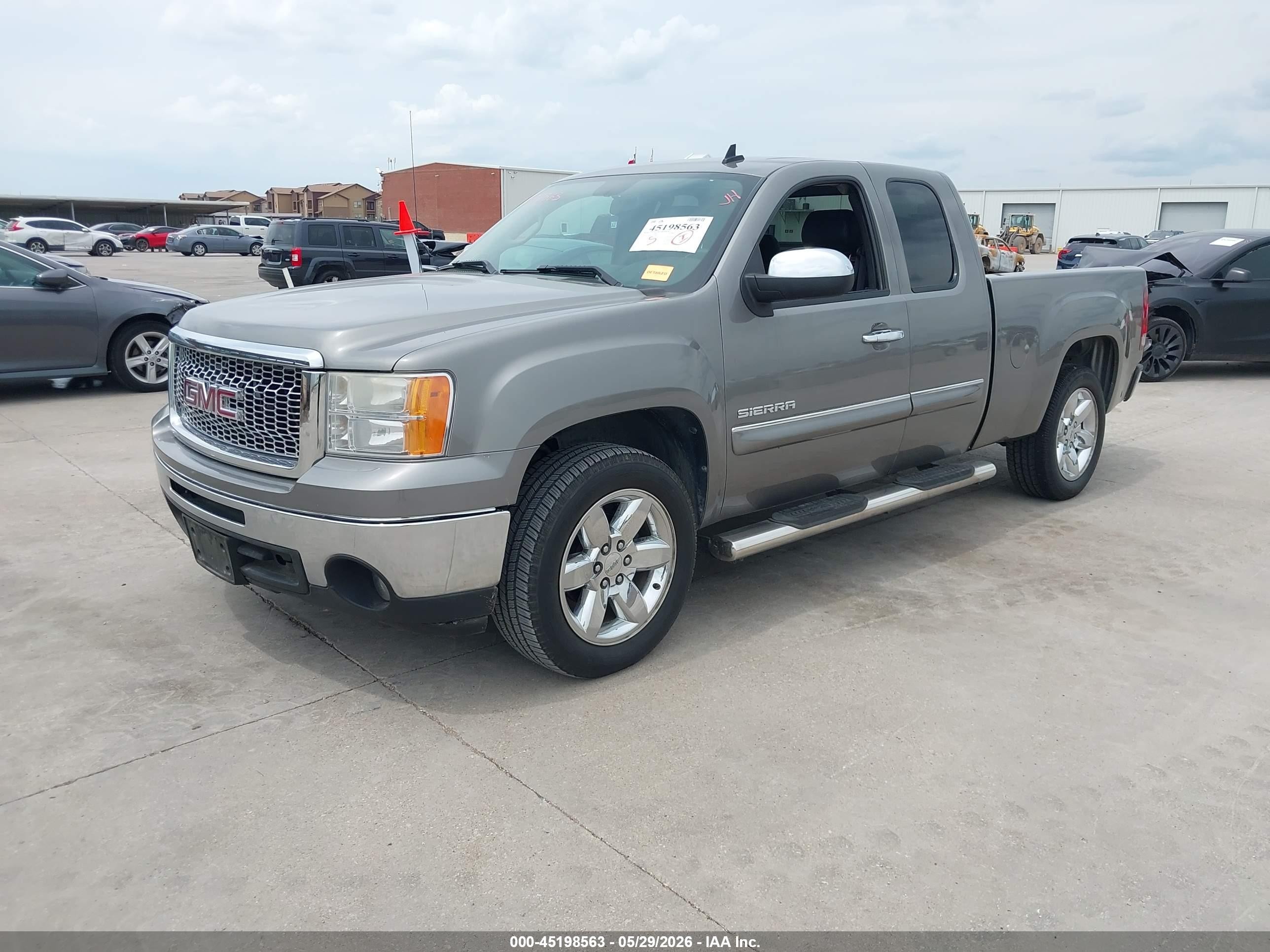 2012 Gmc Sierra 1500 Sle Gray vin: 1GTR1VE02CZ269465