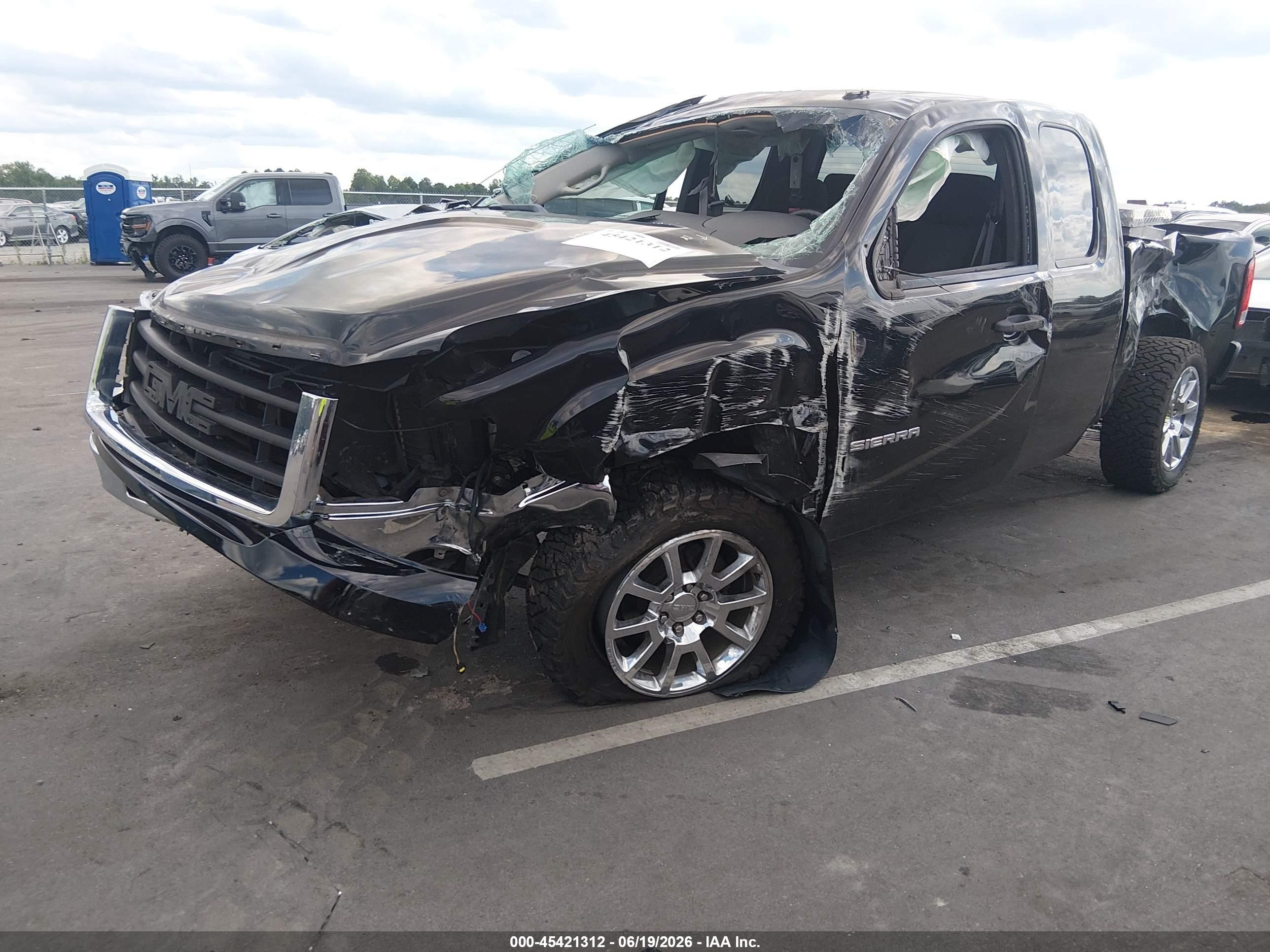 2011 Gmc Sierra 1500 Sle Black vin: 1GTR1VE04BZ457967