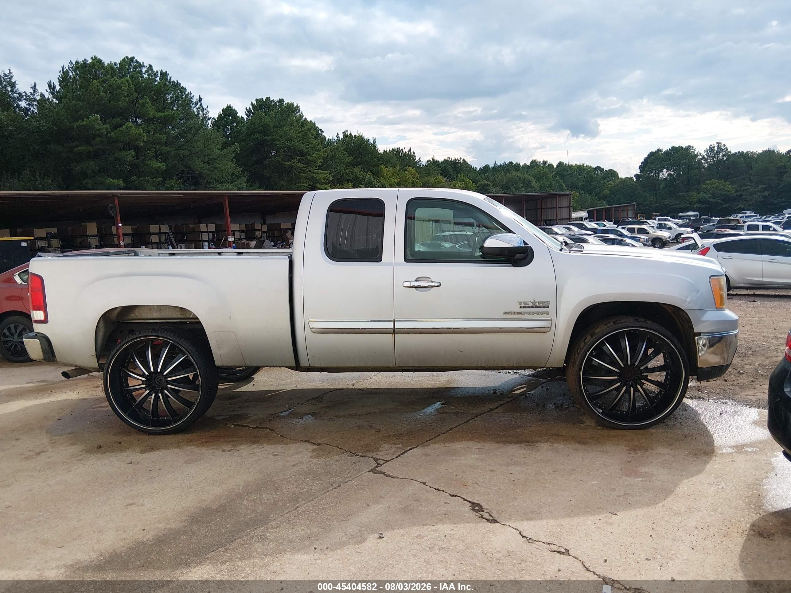 2012 Gmc Sierra 1500 Sle Silver vin: 1GTR1VE04CZ129613