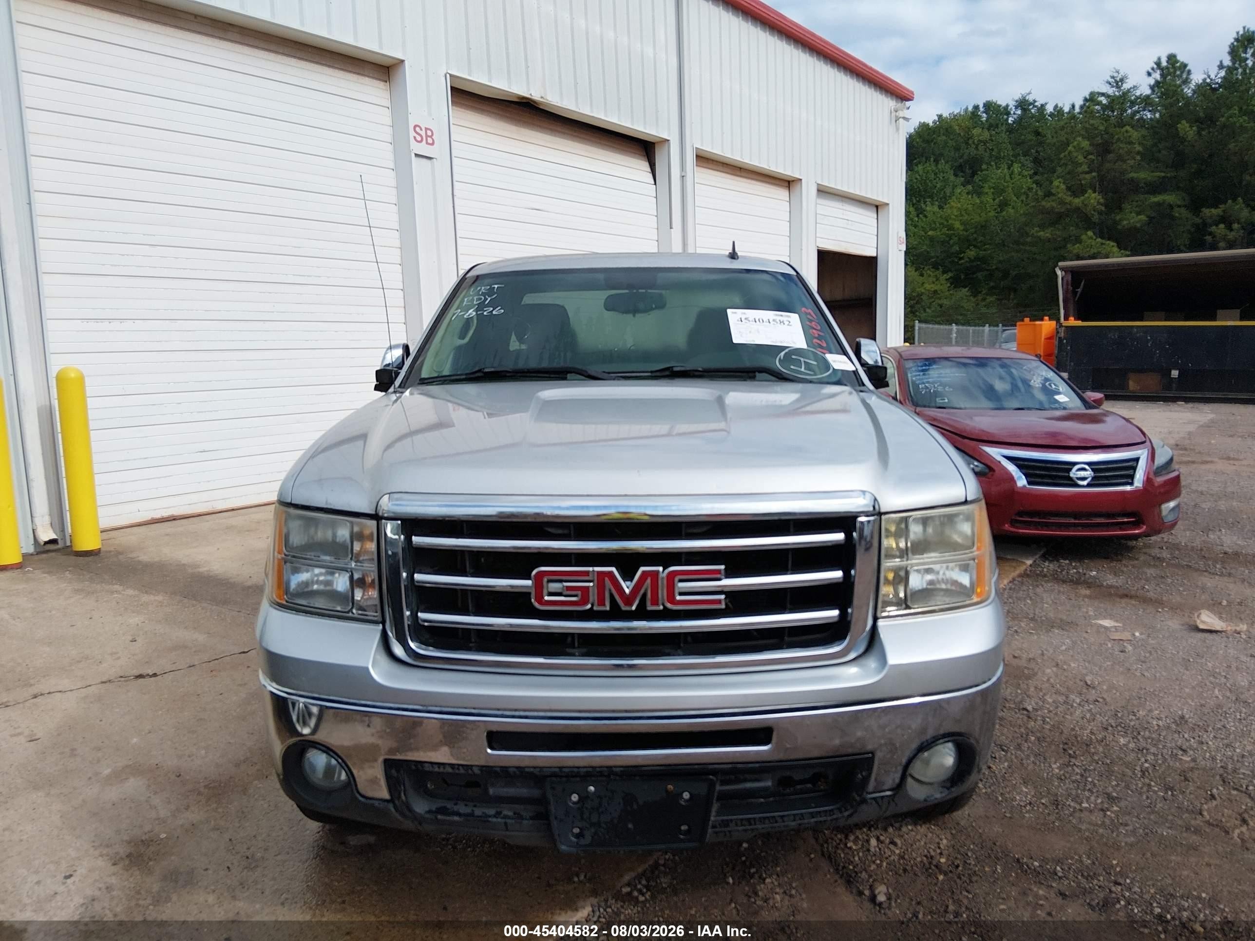 2012 Gmc Sierra 1500 Sle Silver vin: 1GTR1VE04CZ129613