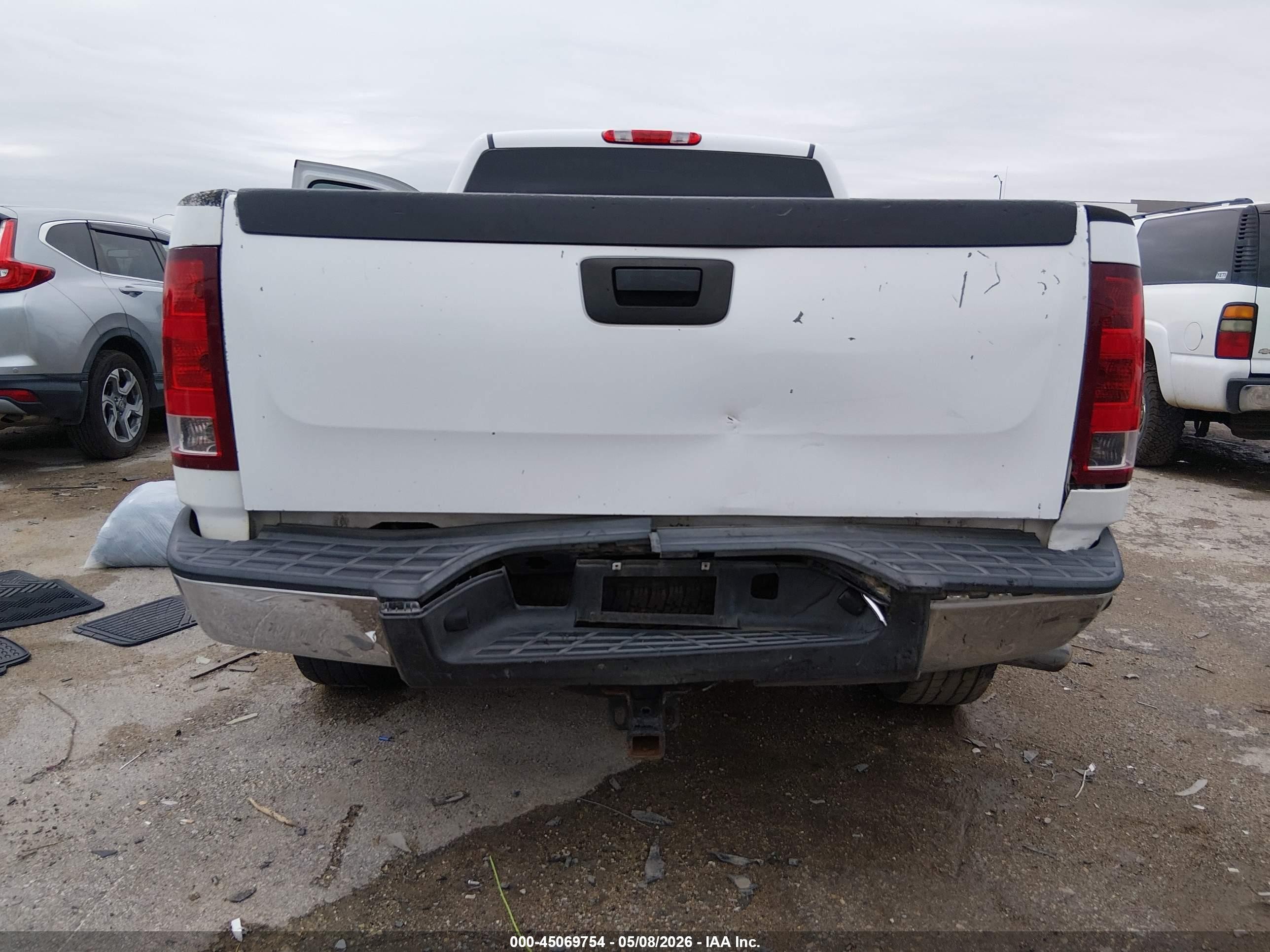 2013 Gmc Sierra 1500 Sle White vin: 1GTR1VE04DZ176769
