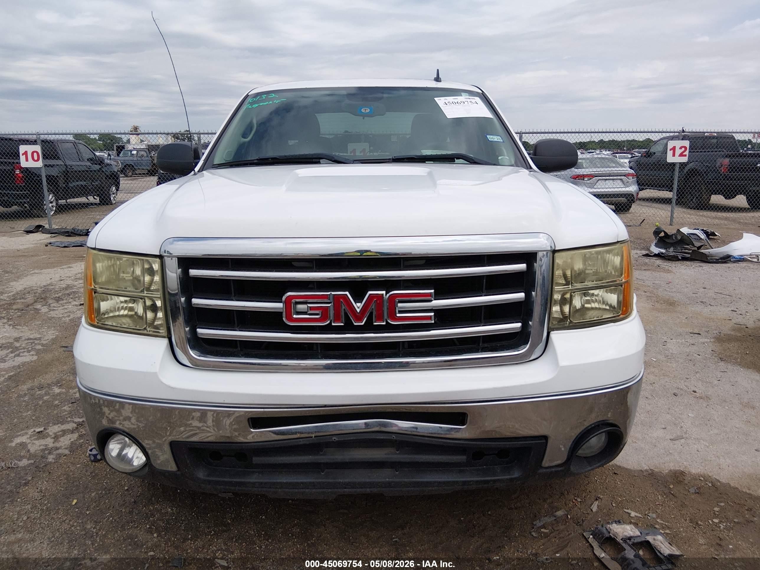 2013 Gmc Sierra 1500 Sle White vin: 1GTR1VE04DZ176769