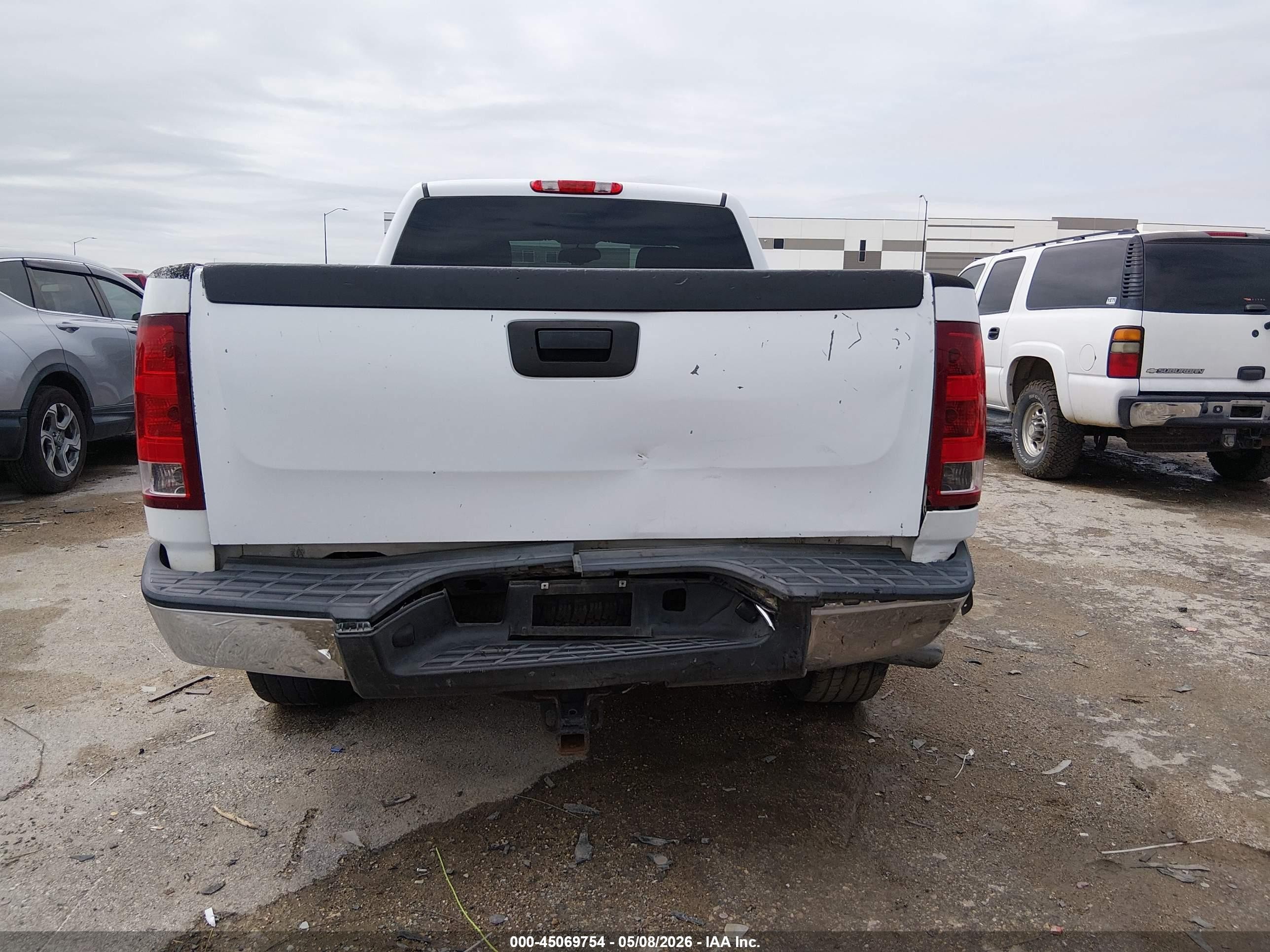 2013 Gmc Sierra 1500 Sle White vin: 1GTR1VE04DZ176769