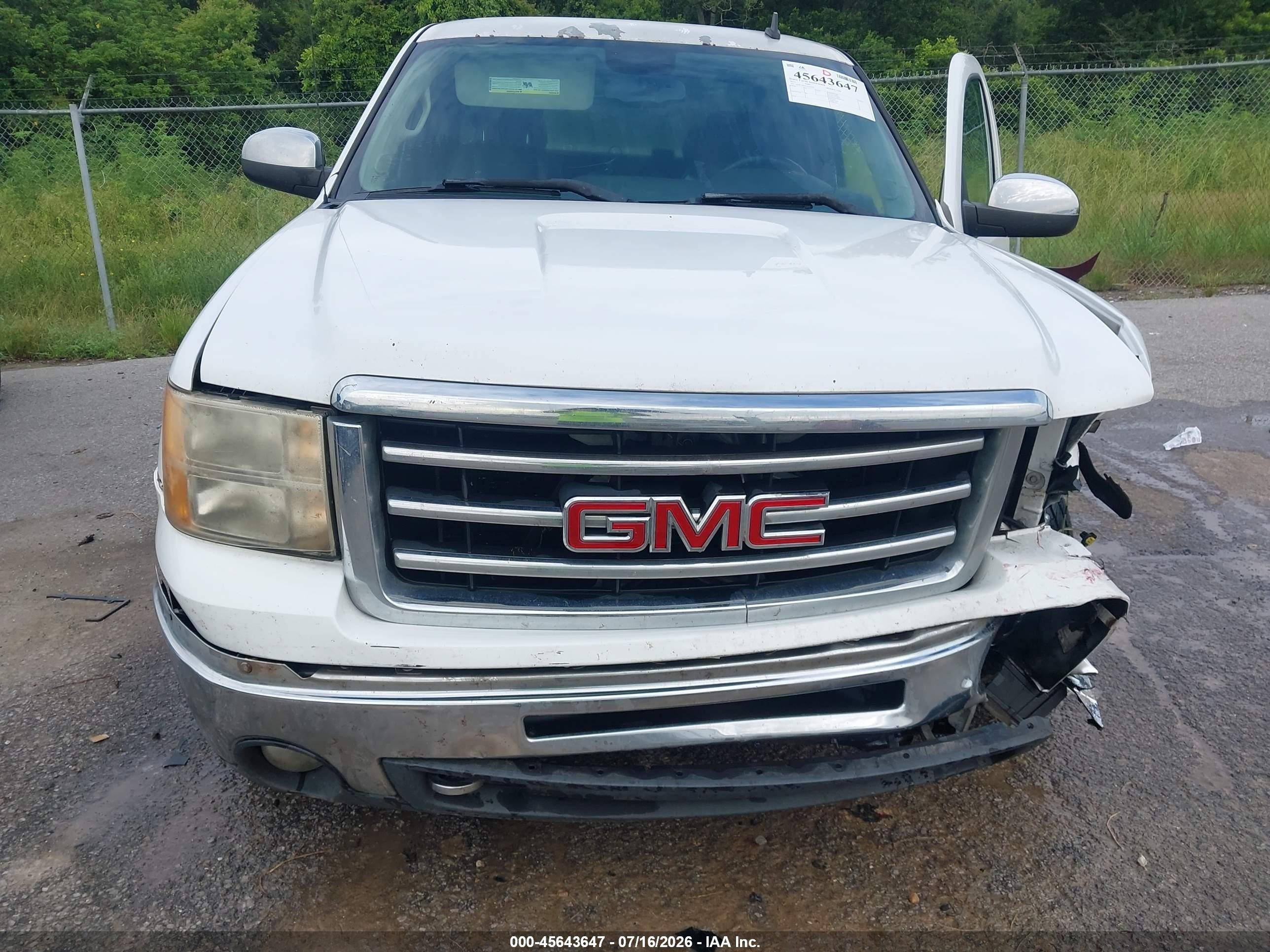 2012 Gmc Sierra 1500 Sle White vin: 1GTR1VE05CZ343705
