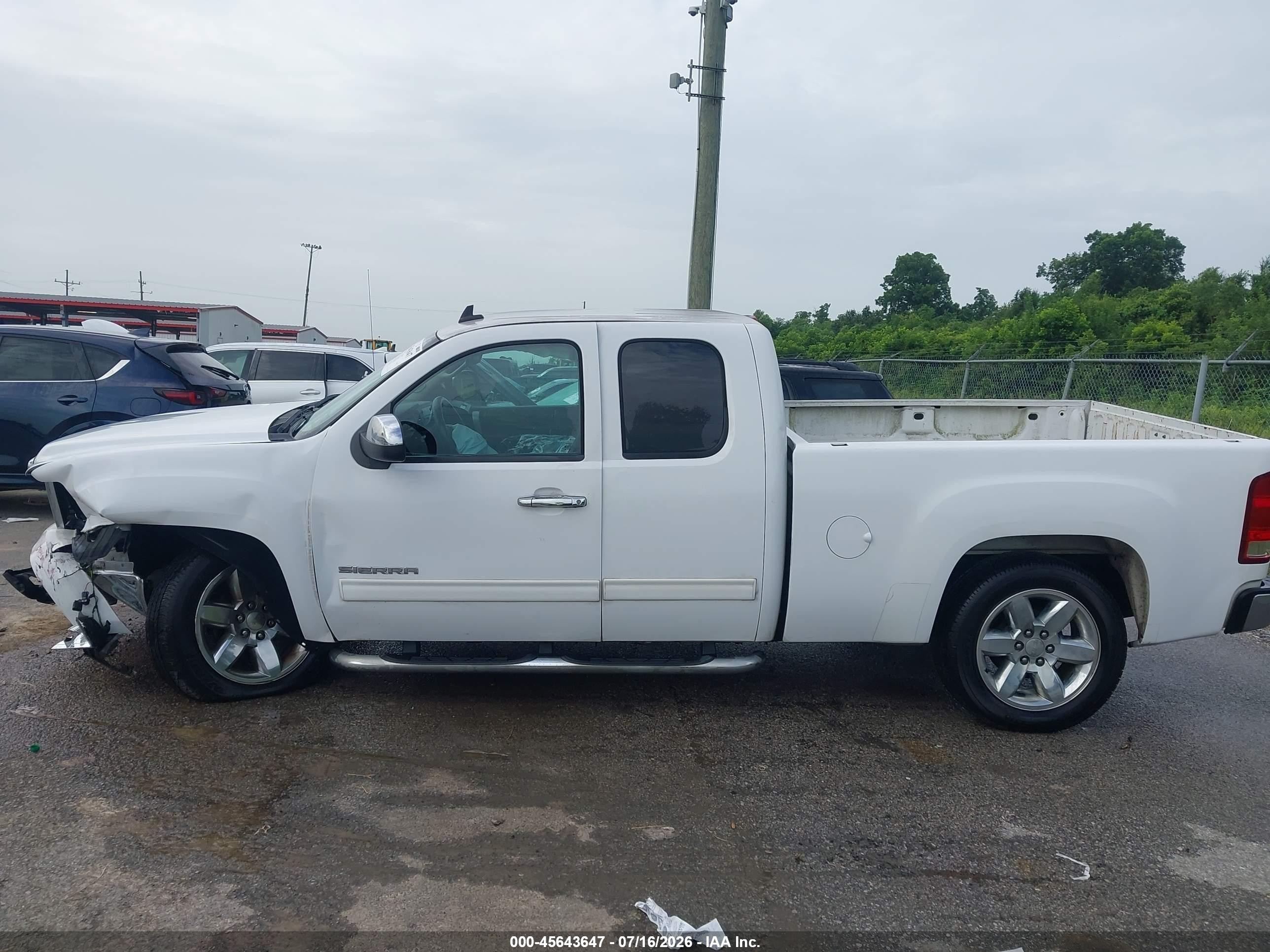2012 Gmc Sierra 1500 Sle White vin: 1GTR1VE05CZ343705