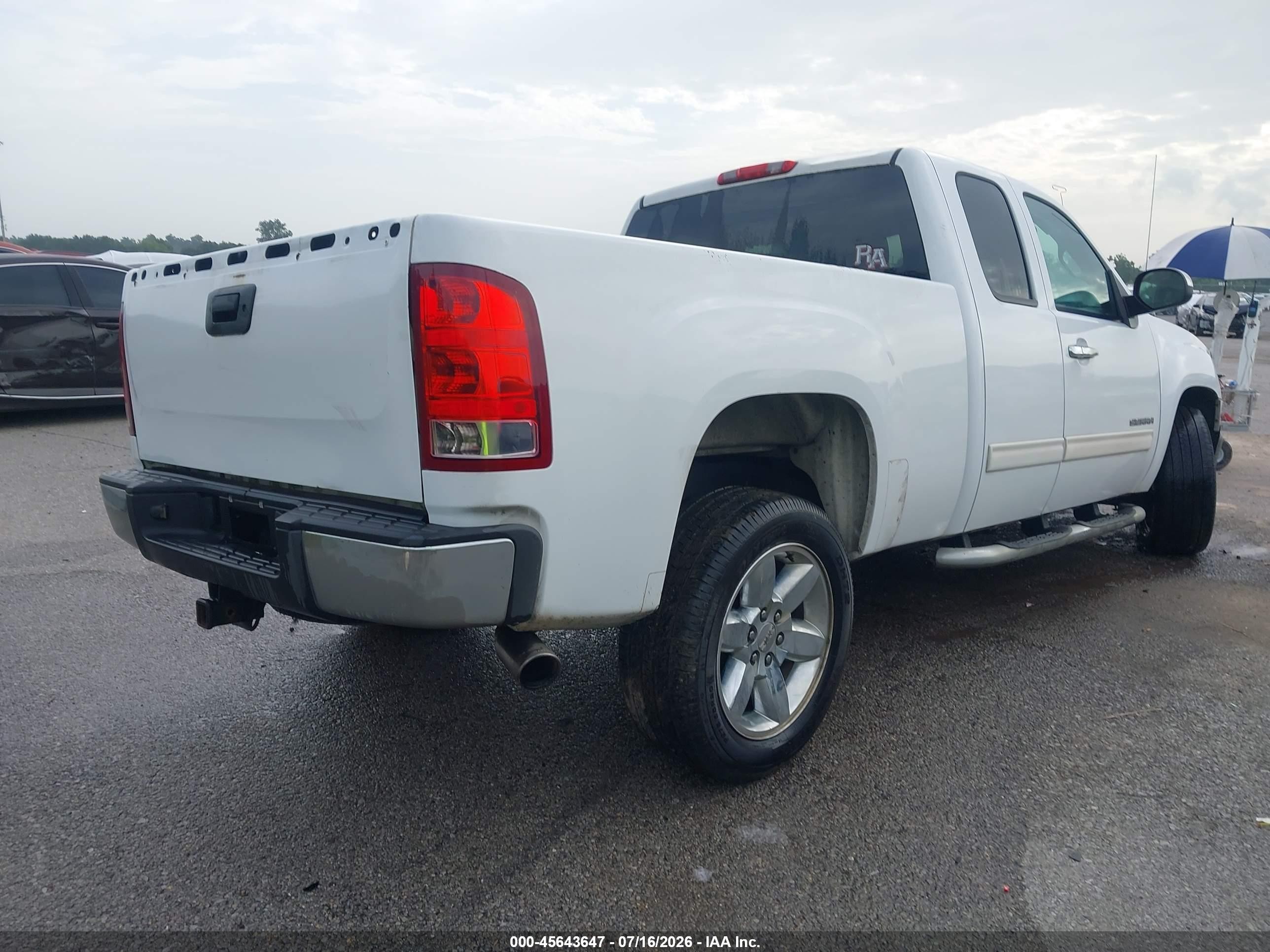 2012 Gmc Sierra 1500 Sle White vin: 1GTR1VE05CZ343705