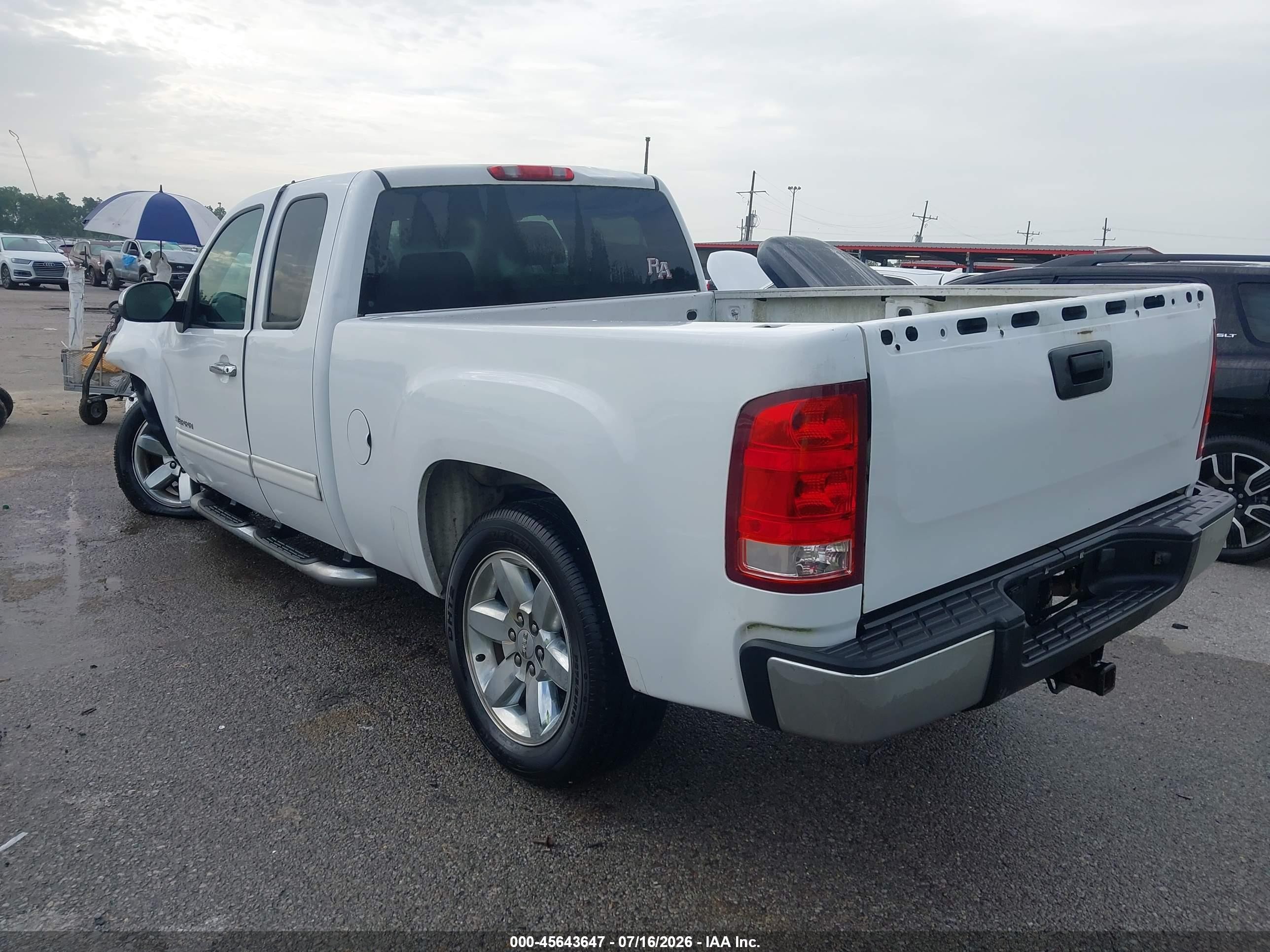 2012 Gmc Sierra 1500 Sle White vin: 1GTR1VE05CZ343705