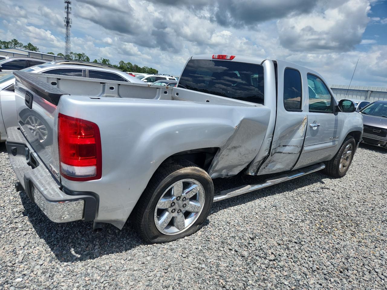 2013 Gmc Sierra C1500 Sle Silver vin: 1GTR1VE07DZ150487