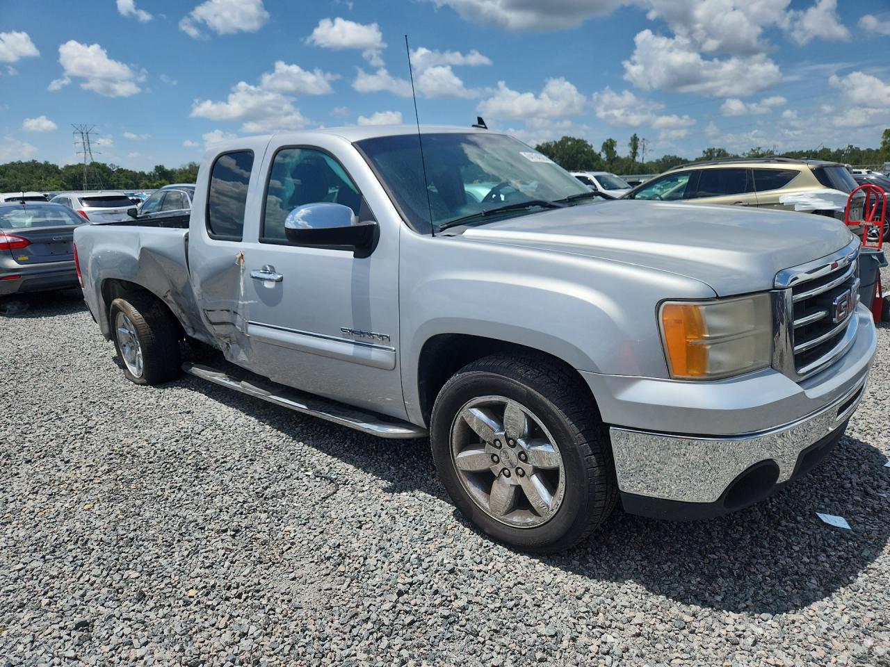 2013 Gmc Sierra C1500 Sle Silver vin: 1GTR1VE07DZ150487