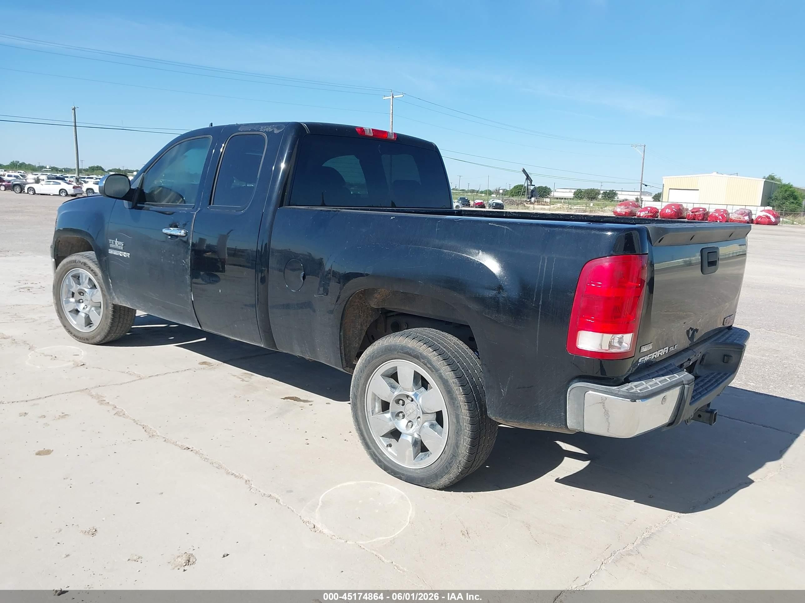 2011 Gmc Sierra 1500 Sle Black vin: 1GTR1VE09BZ224988