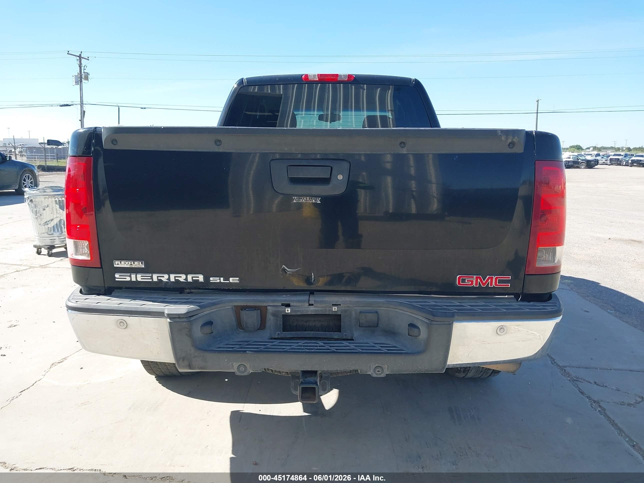 2011 Gmc Sierra 1500 Sle Black vin: 1GTR1VE09BZ224988