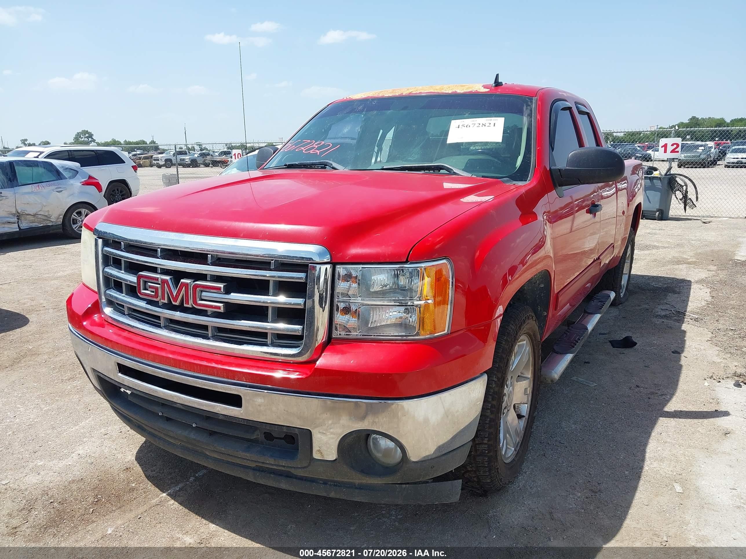 2011 Gmc Sierra 1500 Sle Red vin: 1GTR1VE09BZ460752