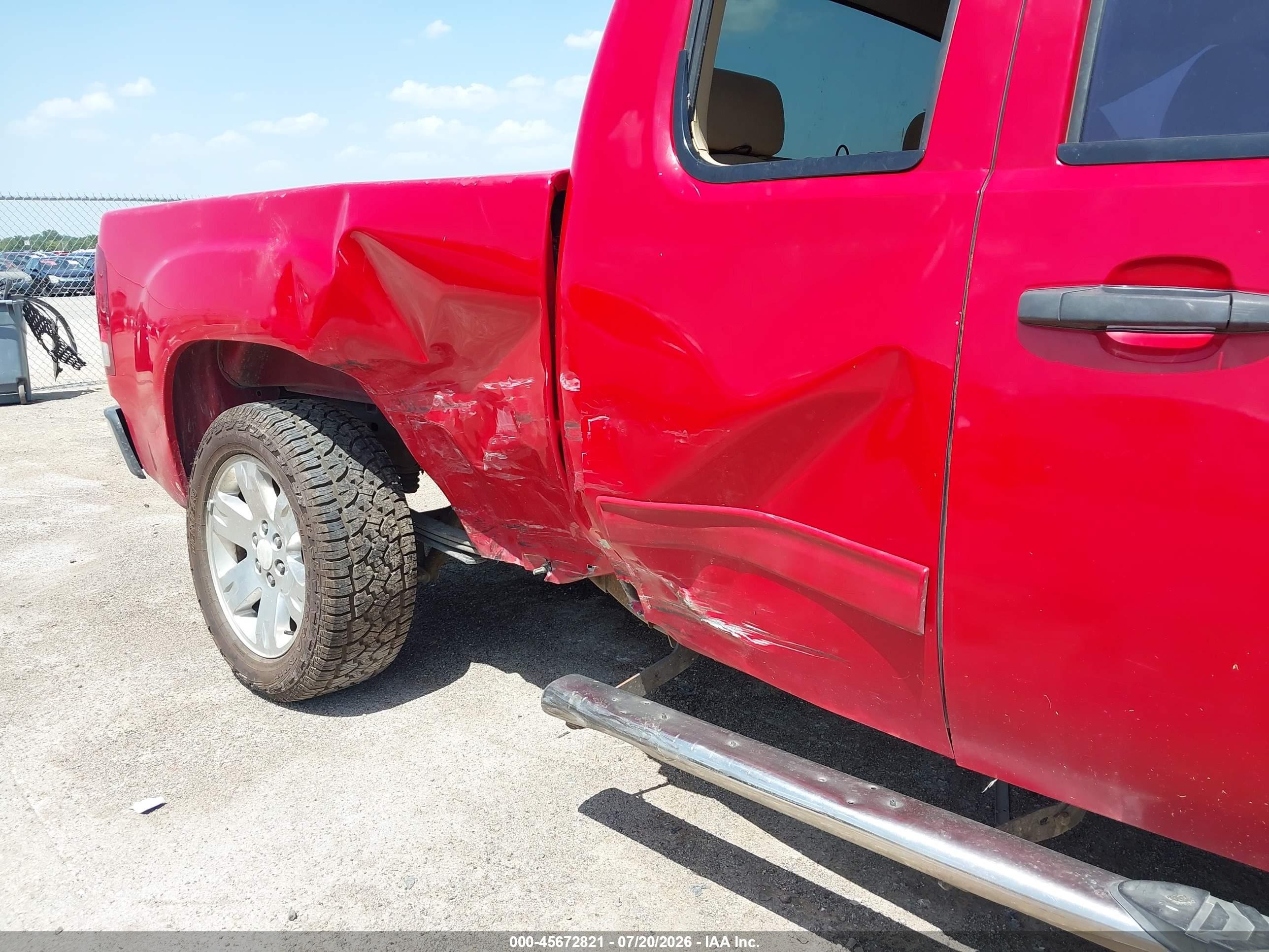 2011 Gmc Sierra 1500 Sle Red vin: 1GTR1VE09BZ460752