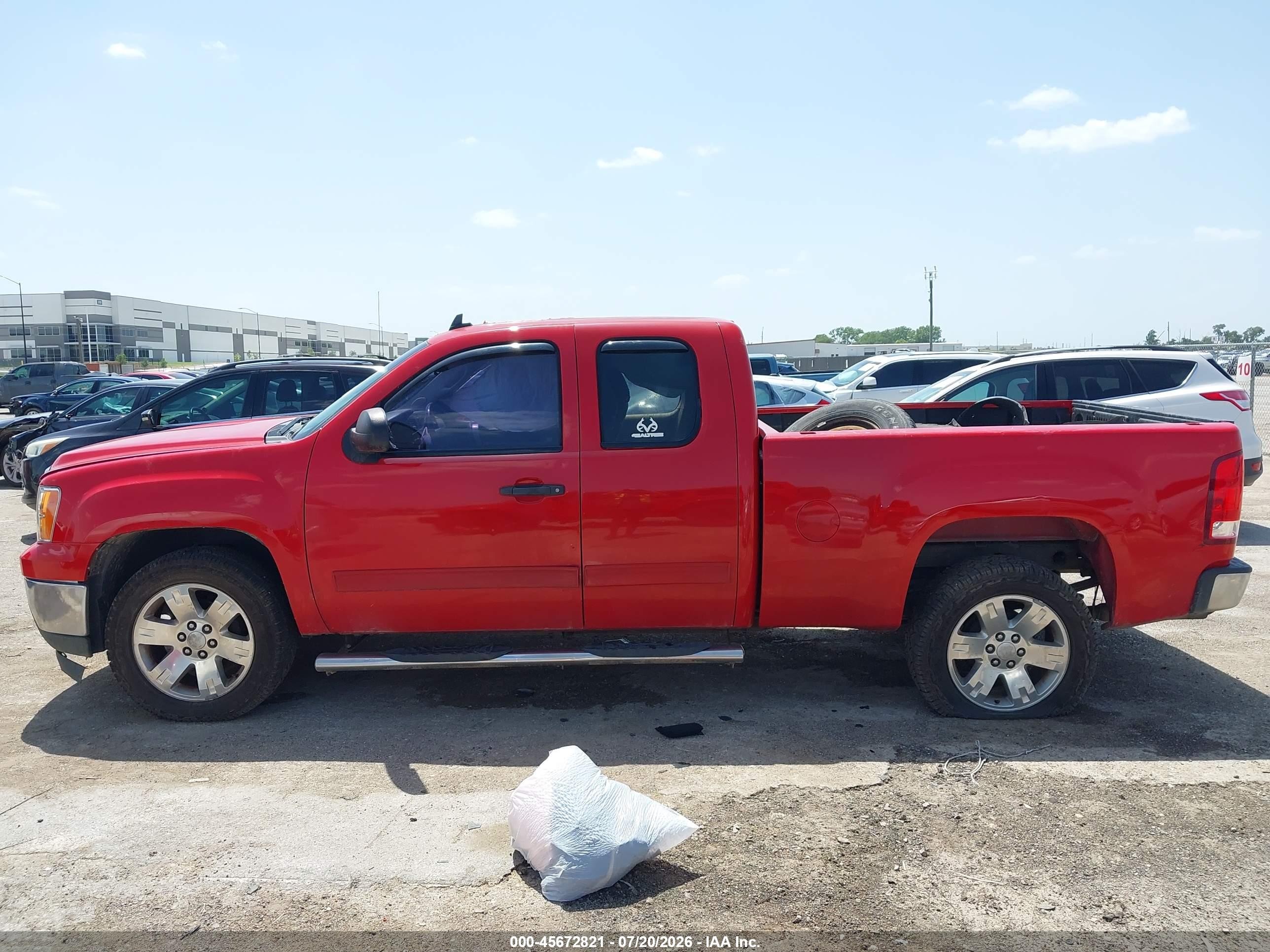 2011 Gmc Sierra 1500 Sle Red vin: 1GTR1VE09BZ460752