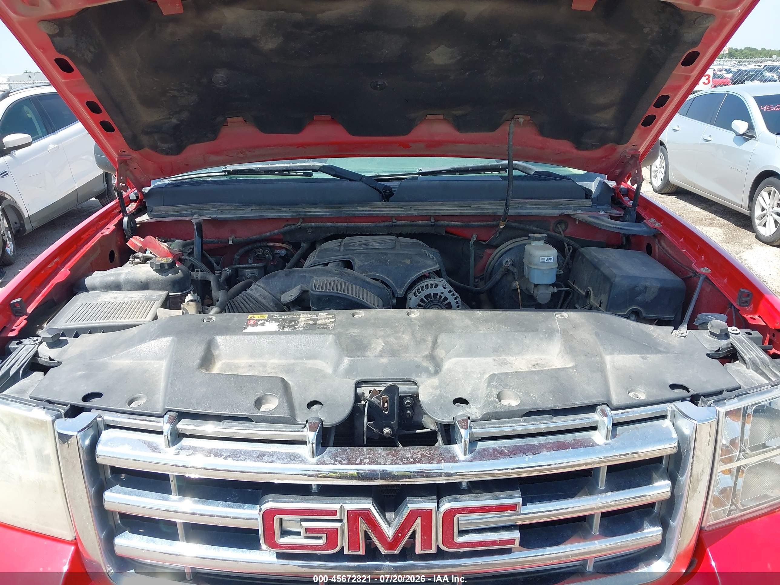 2011 Gmc Sierra 1500 Sle Red vin: 1GTR1VE09BZ460752