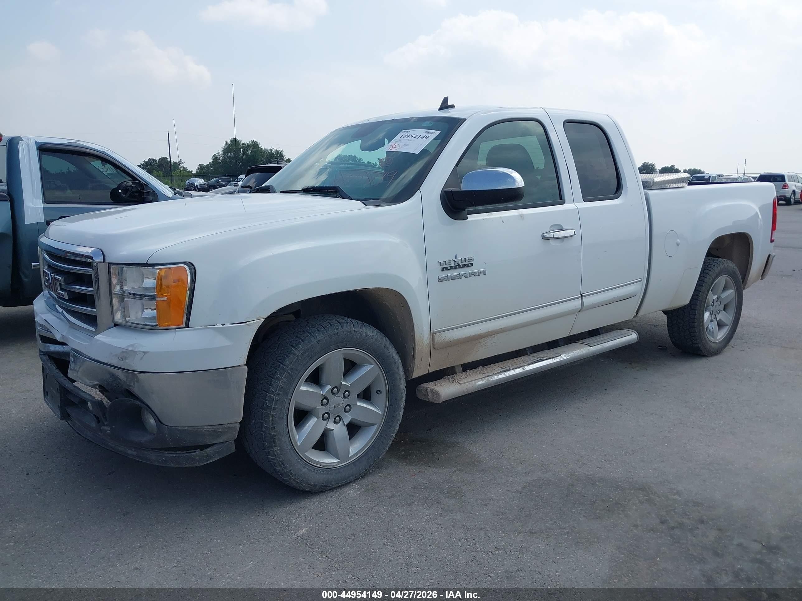 2012 Gmc Sierra 1500 Sle White vin: 1GTR1VE09CZ125797