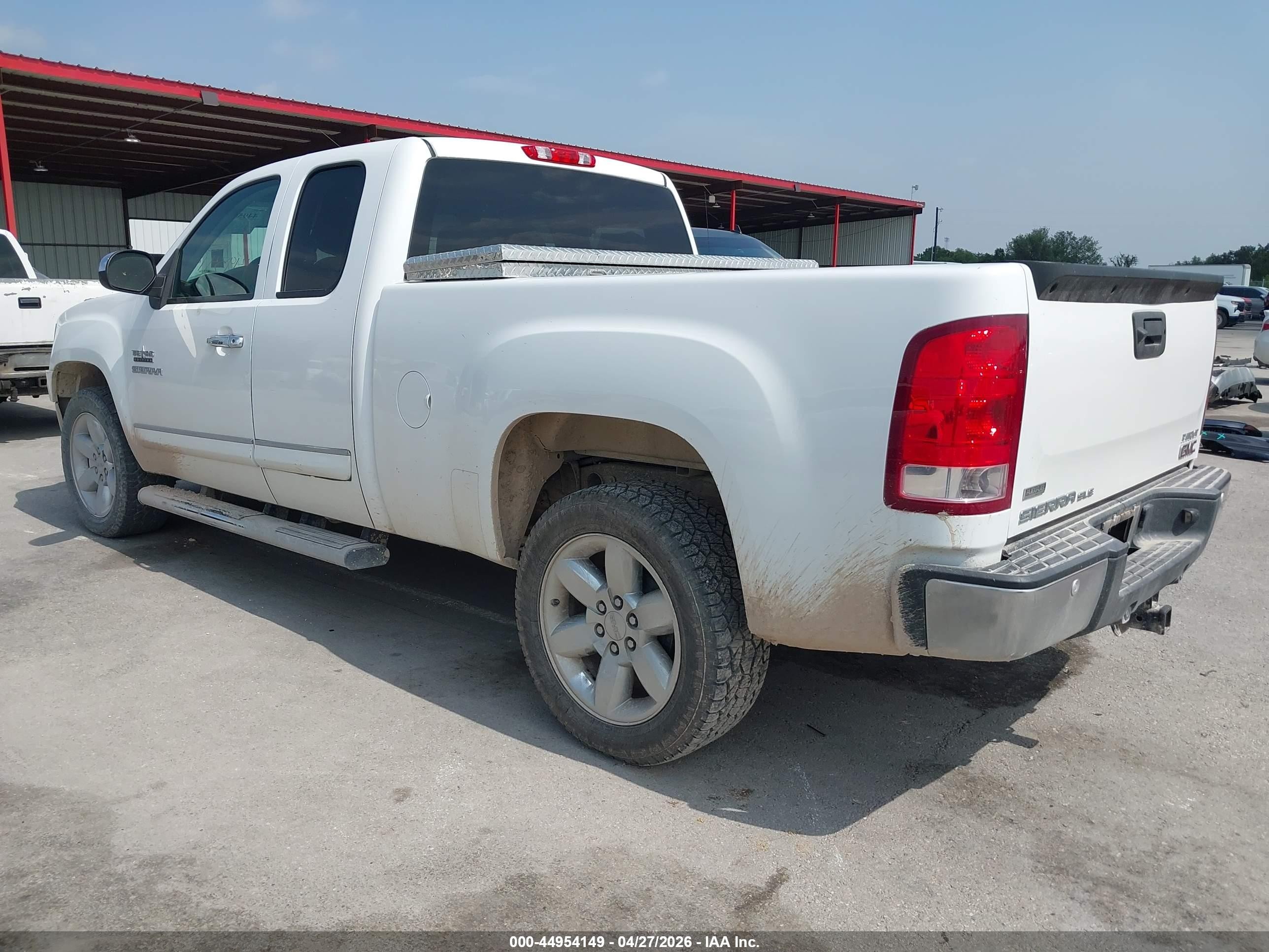 2012 Gmc Sierra 1500 Sle White vin: 1GTR1VE09CZ125797