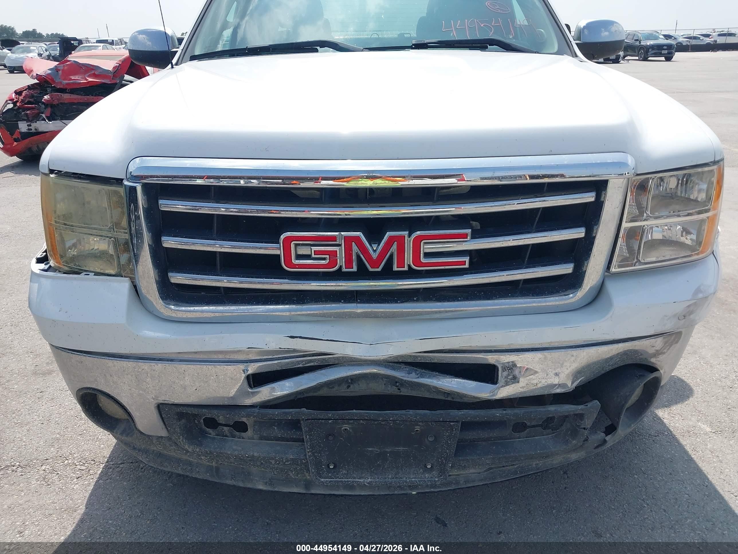 2012 Gmc Sierra 1500 Sle White vin: 1GTR1VE09CZ125797