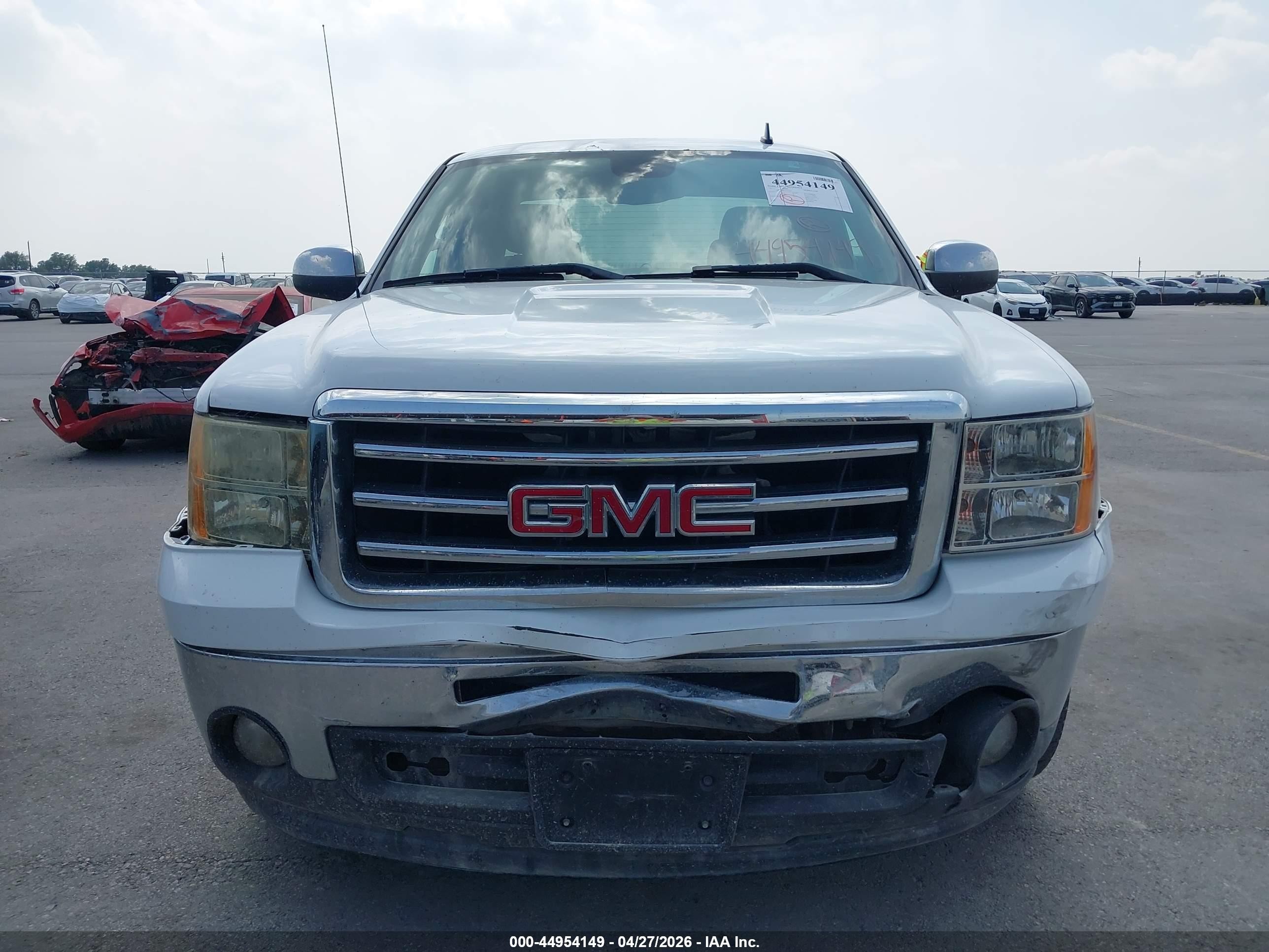 2012 Gmc Sierra 1500 Sle White vin: 1GTR1VE09CZ125797