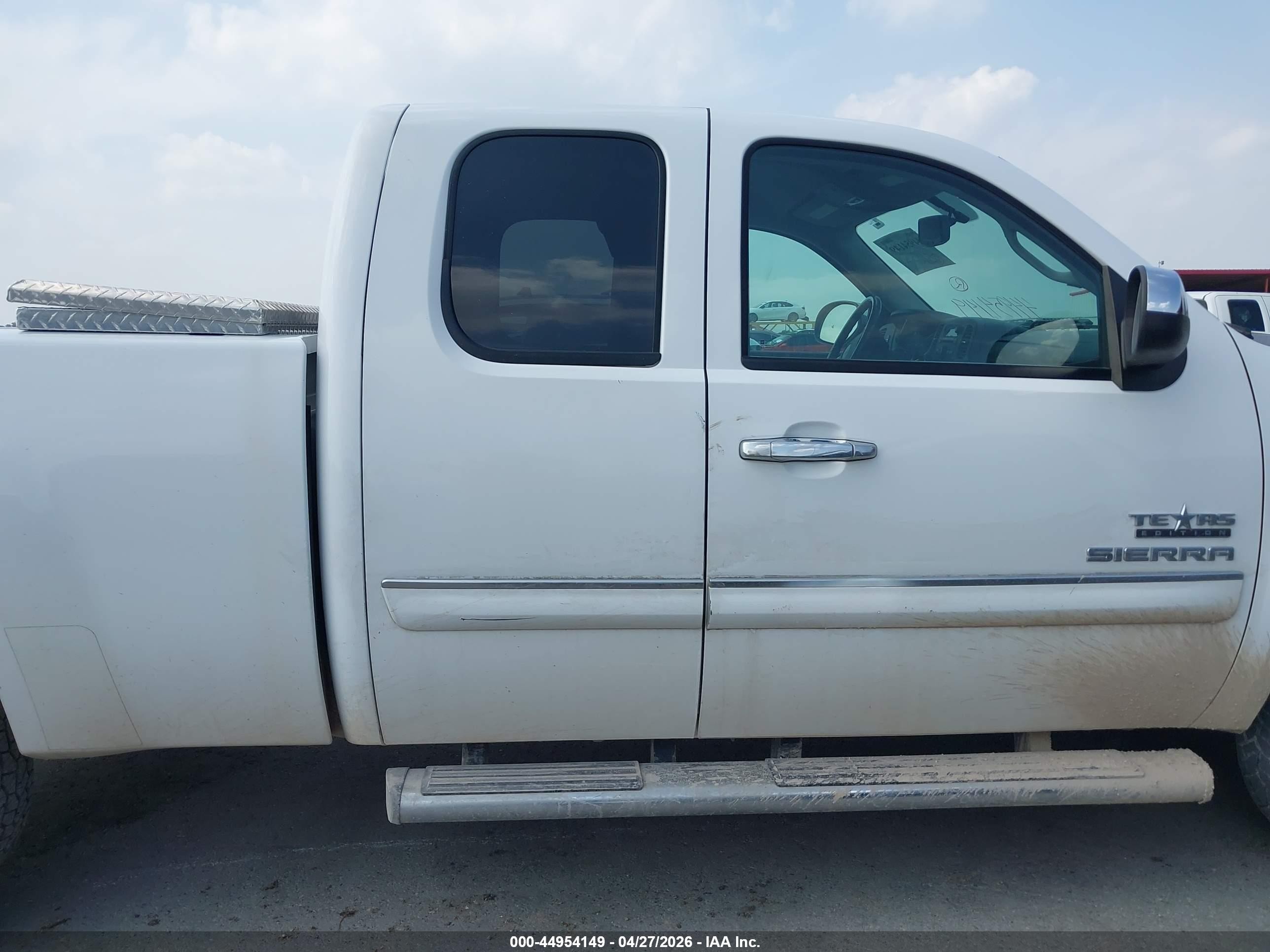 2012 Gmc Sierra 1500 Sle White vin: 1GTR1VE09CZ125797