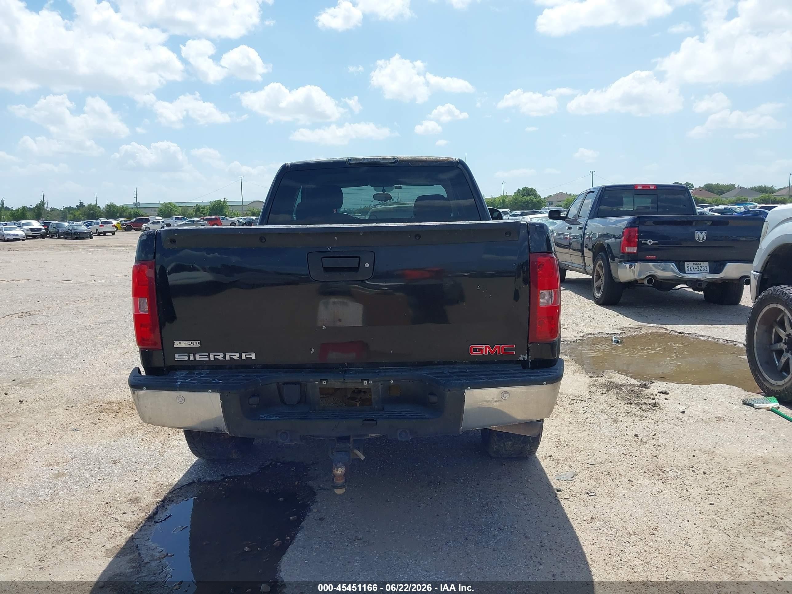 2011 Gmc Sierra 1500 Sle Black vin: 1GTR1VE0XBZ443099
